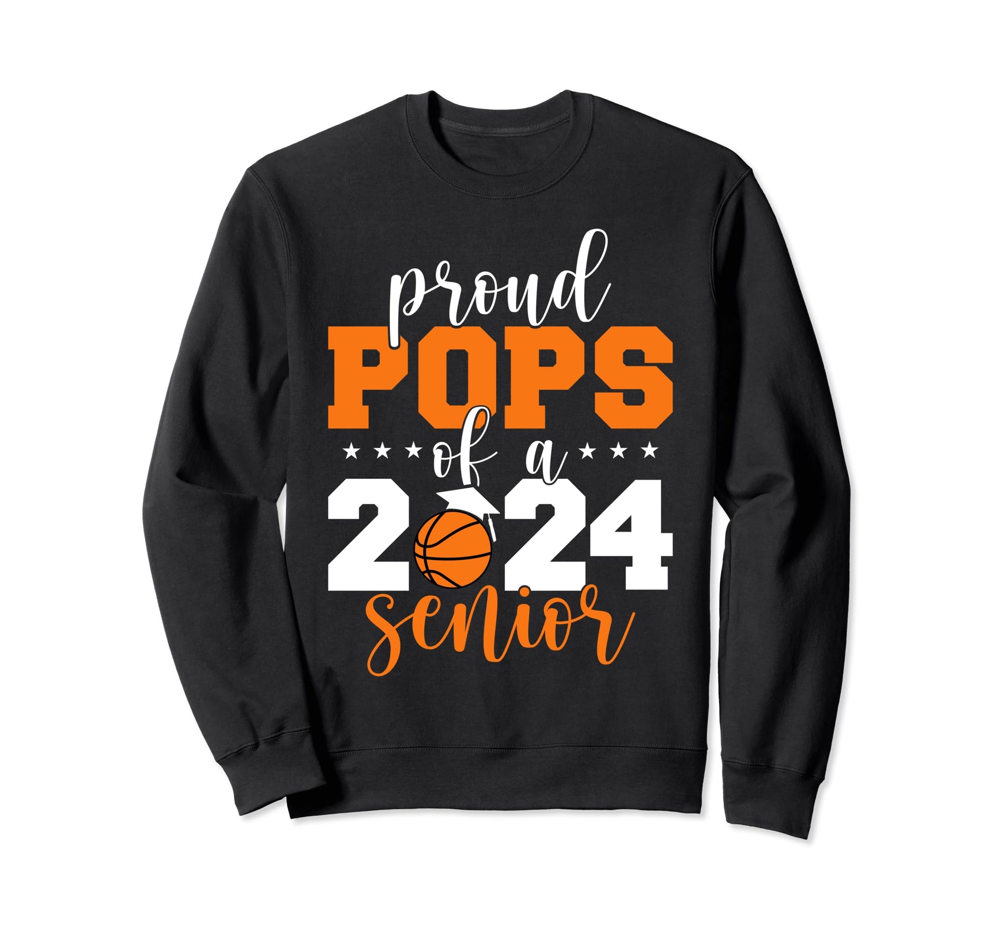 2024 Senior Proud Pops Senior Sweatshirt - Custom Art Print Men Women - T-Shirt, Sweatshirt, Hoodie