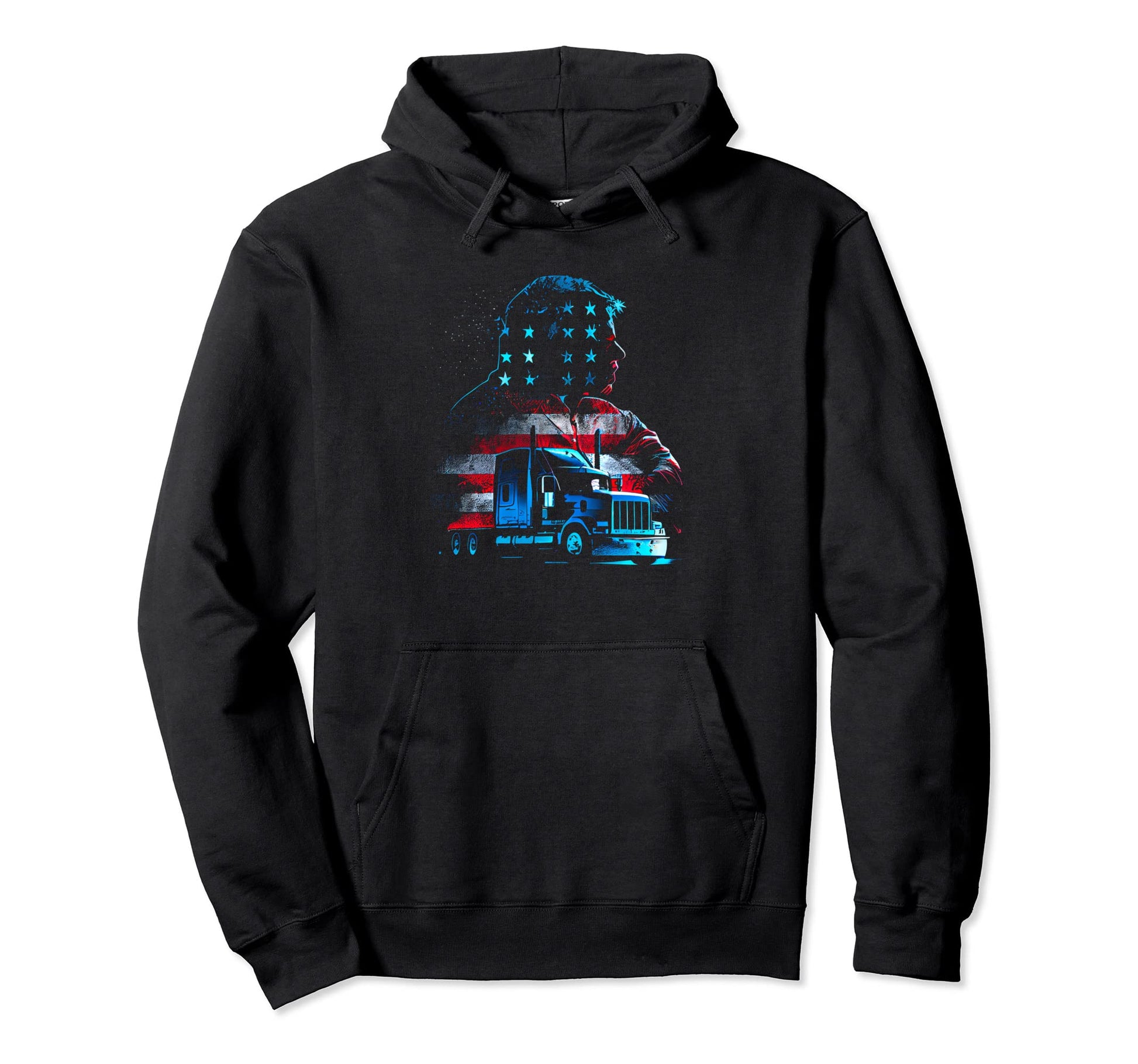 Funny Trucker American Big Rigs Diesel Hoodie - Streetwear Style Unisex - T-Shirt, Sweatshirt, Hoodie