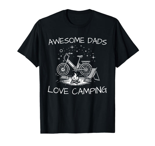 Awesome Dads Love Camping Under Stars T-Shirt - Trendy Graphic Men Women - T-Shirt, Sweatshirt, Hoodie