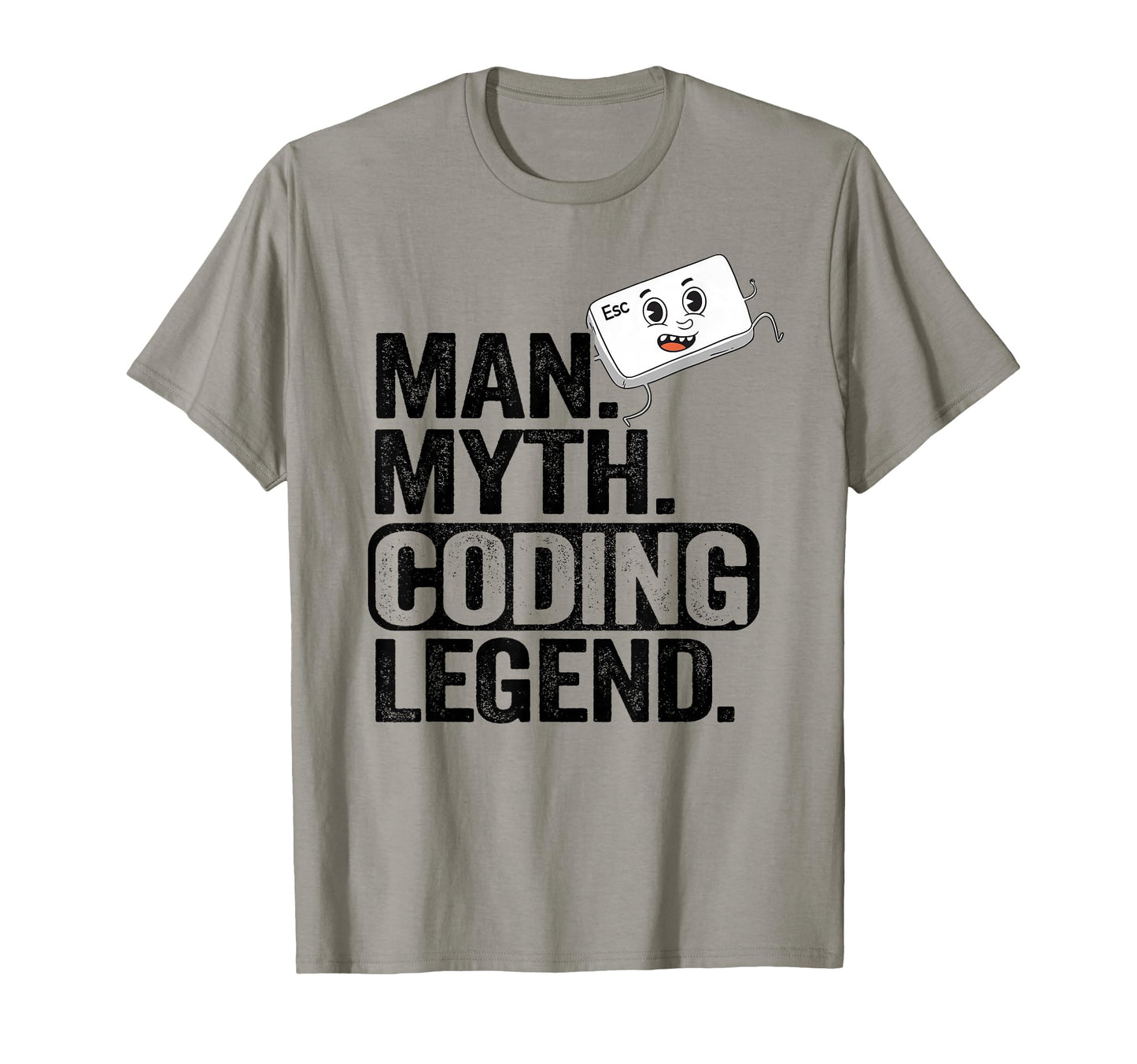 Myth Coding Legend Coder Dad Geek T-Shirt - Novelty Apparel Men Women - T-Shirt, Sweatshirt, Hoodie
