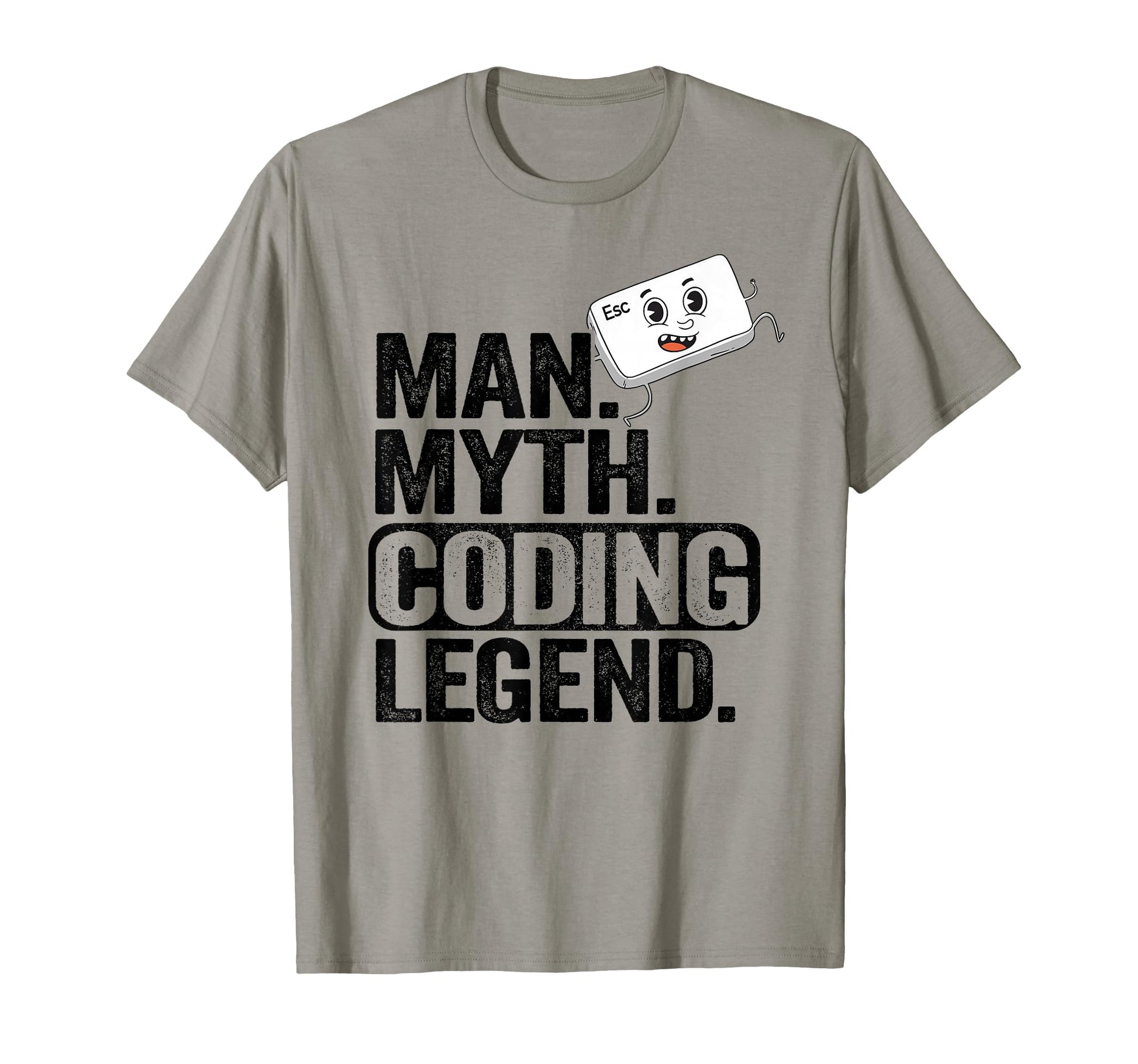 Myth Coding Legend Coder Dad Geek T-Shirt - Novelty Apparel Men Women - T-Shirt, Sweatshirt, Hoodie
