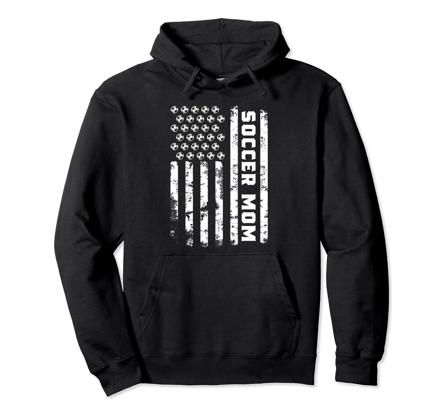 Soccer Mom Game Day Soccer Lovers Usa Hoodie - Novelty Apparel Men Women - T-Shirt, Sweatshirt, Hoodie