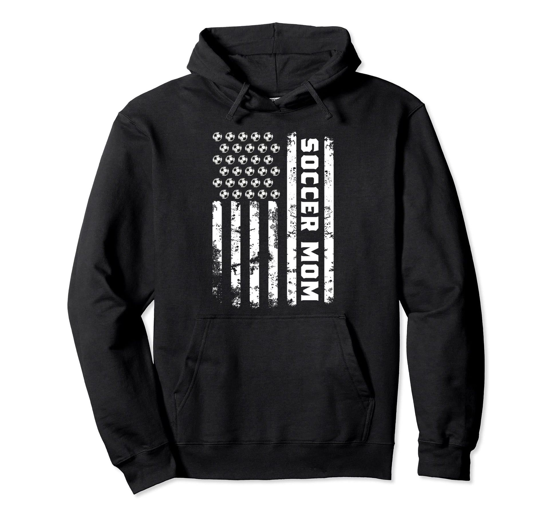 Soccer Mom Game Day Soccer Lovers Usa Hoodie - Novelty Apparel Men Women - T-Shirt, Sweatshirt, Hoodie
