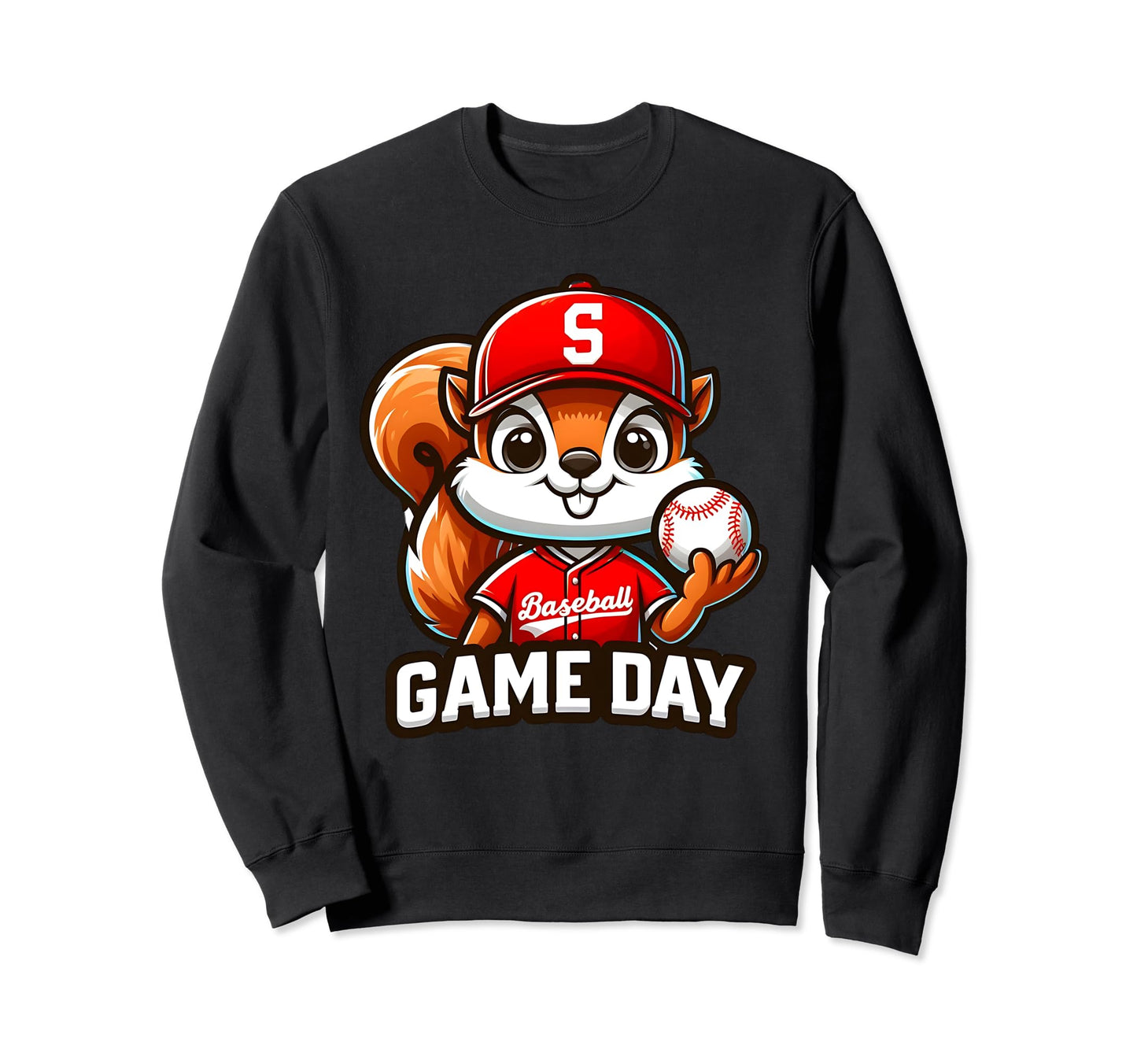 Game Day Baseball Dad Baseball Mam Sweatshirt - Custom Art Print Men Women - T-Shirt, Sweatshirt, Hoodie