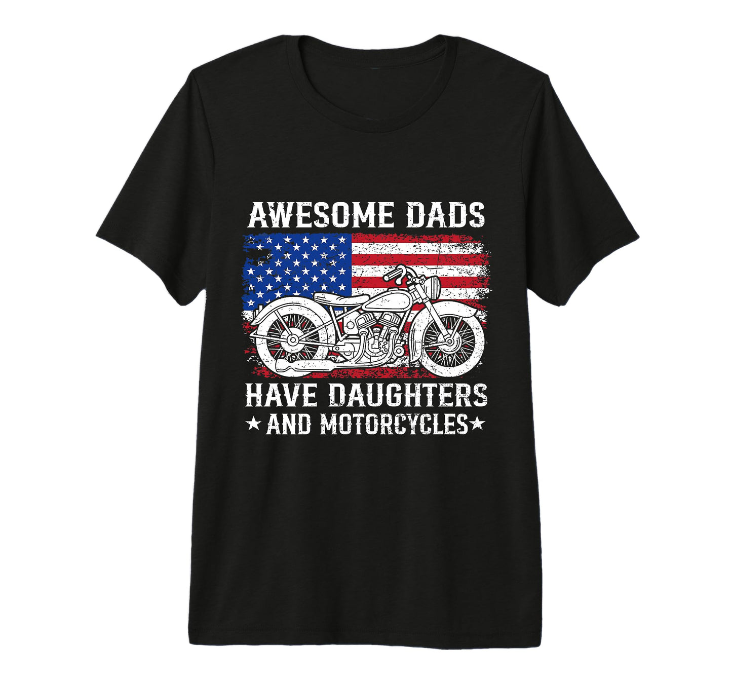 Awesome Dads Have Daughters And T-Shirt - Trendy Graphic Unisex - T-Shirt, Sweatshirt, Hoodie