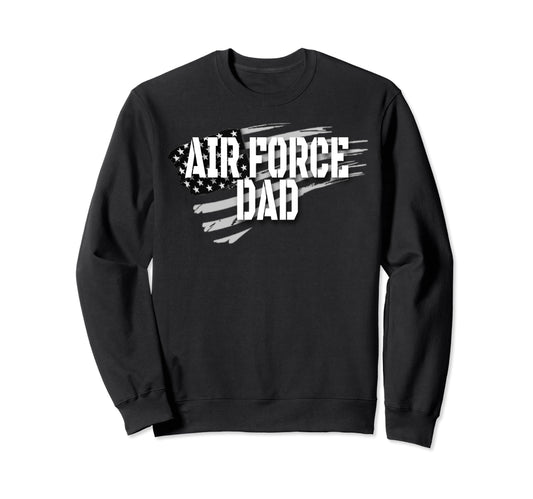 Air Force Dad Memorial Day Veterans Sweatshirt - Minimalist Print Unisex - T-Shirt, Sweatshirt, Hoodie