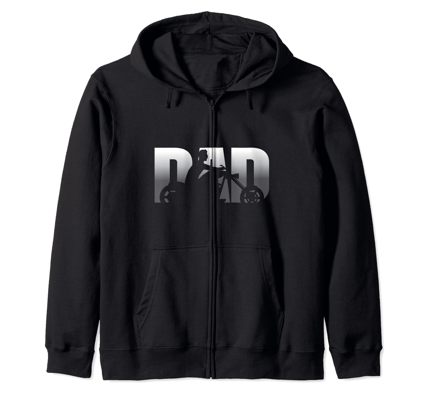 Biker Fathers Day Motorcycle Hoodie - Casual Everyday Wear Unisex - T-Shirt, Sweatshirt, Hoodie