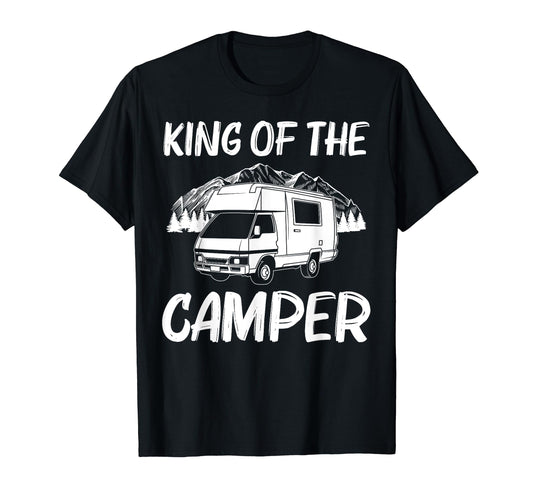 Camping Dad Camper Hiking Outdoor T-Shirt - Custom Art Print for Adults - T-Shirt, Sweatshirt, Hoodie