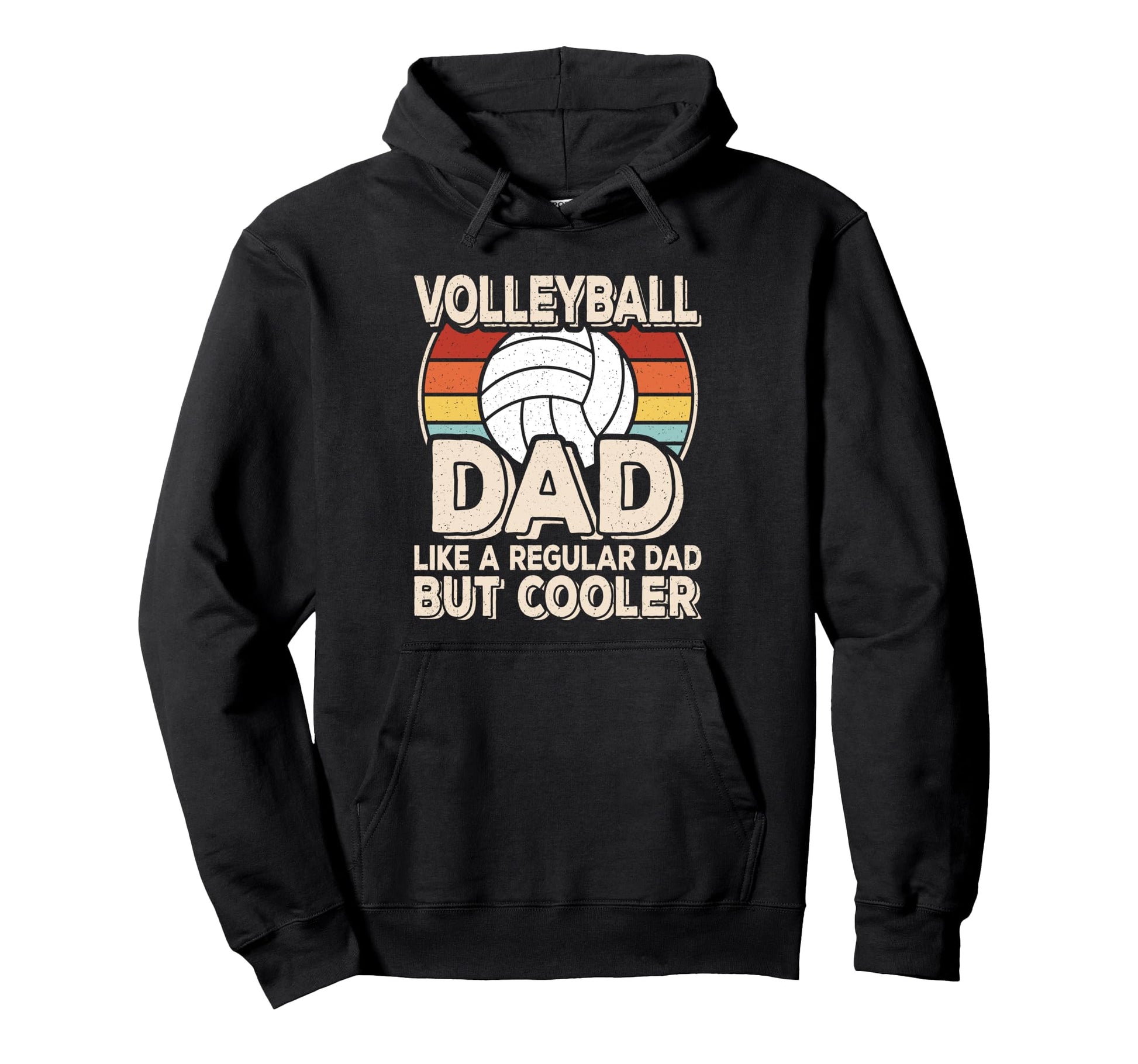 Volleyball Dad Like Regular Dad But Hoodie - Minimalist Print for Adults - T-Shirt, Sweatshirt, Hoodie