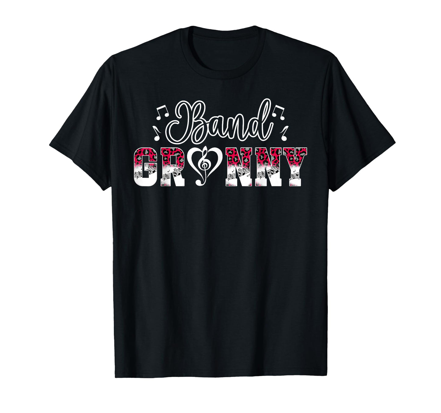 Band Granny Leopard Marching Band T-Shirt - Fun Novelty Design Men Women - T-Shirt, Sweatshirt, Hoodie