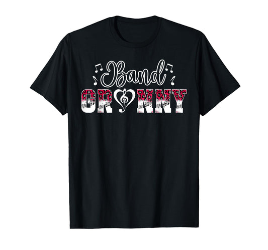 Band Granny Leopard Marching Band T-Shirt - Fun Novelty Design Men Women - T-Shirt, Sweatshirt, Hoodie