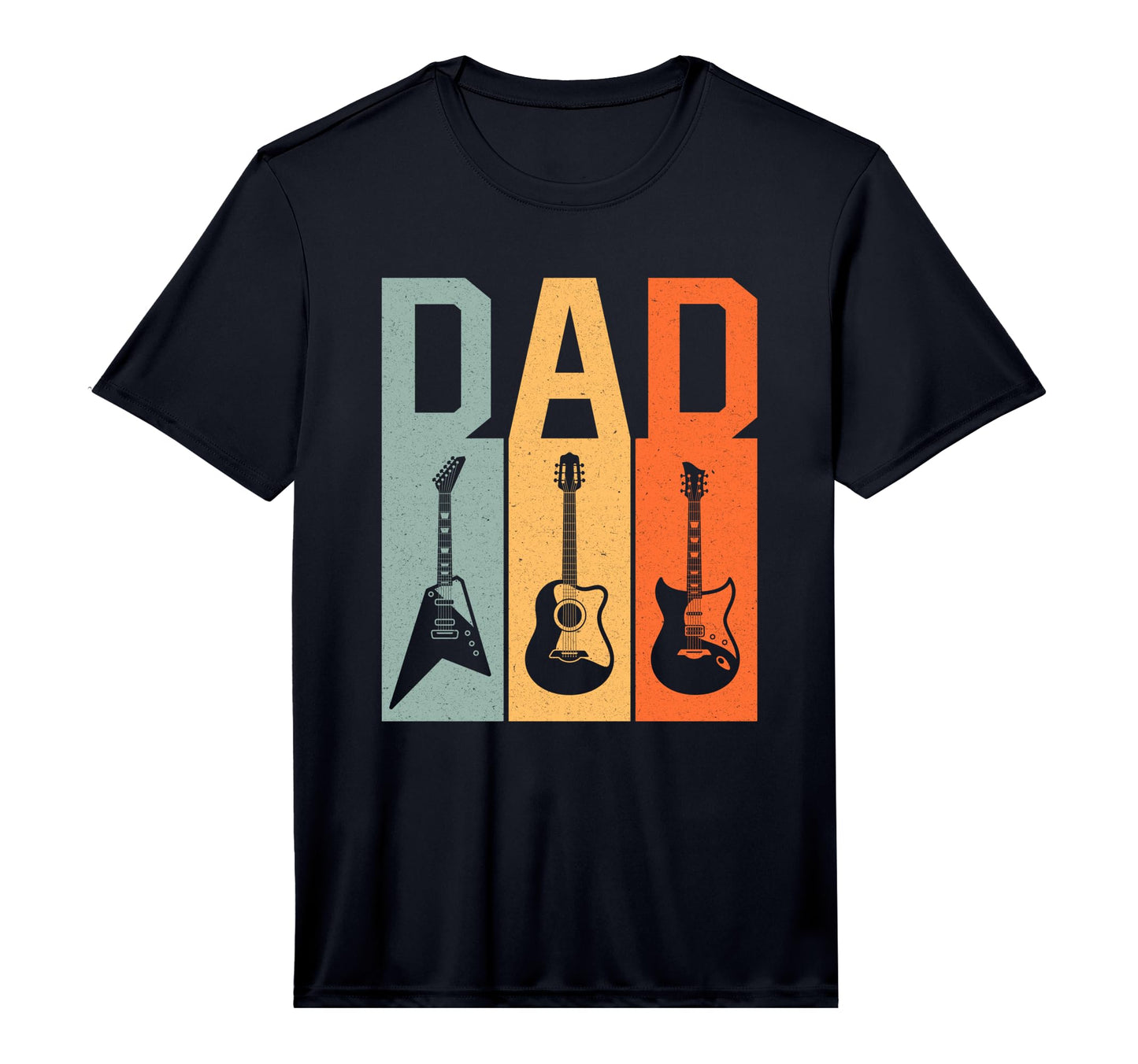 Fathers Day Dad Guitarist Dad Guitar T-Shirt - Unique Graphic Men Women - T-Shirt, Sweatshirt, Hoodie