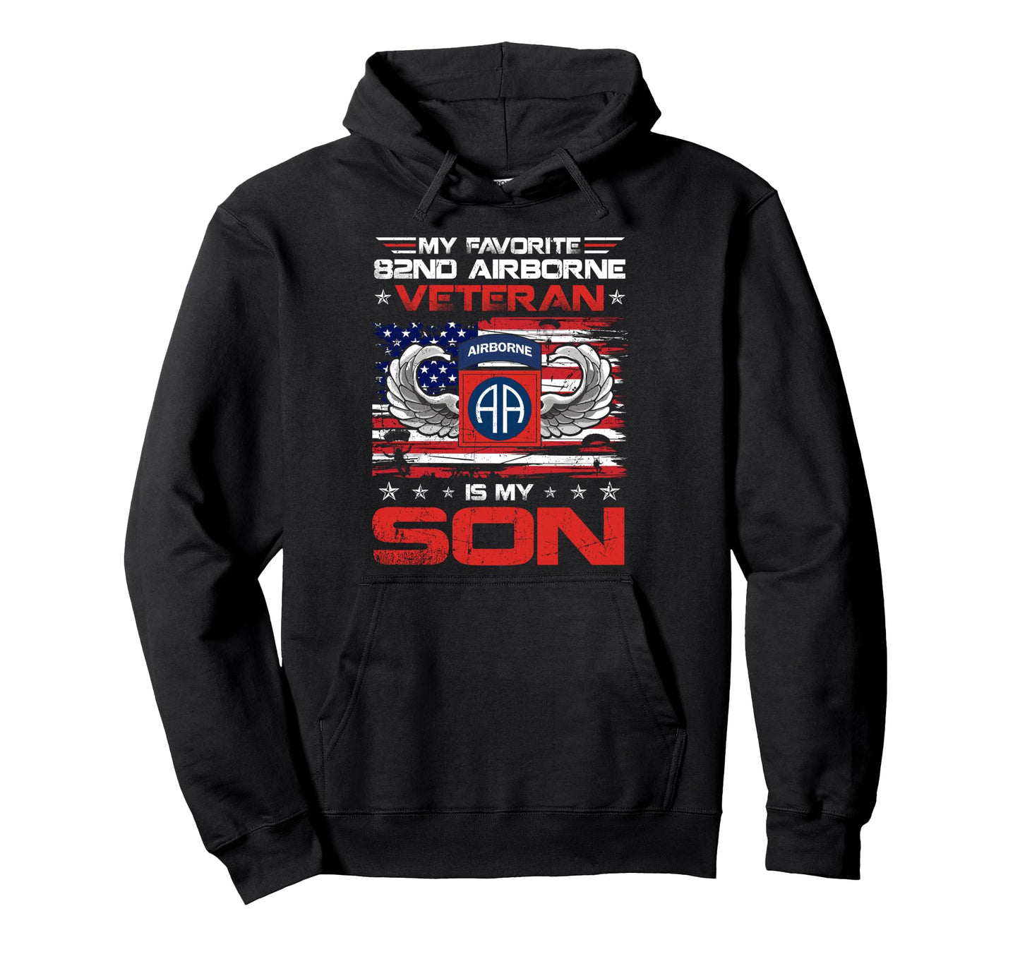 My Favorite 82Nd Airborne Division Hoodie - Unique Graphic Men Women - T-Shirt, Sweatshirt, Hoodie