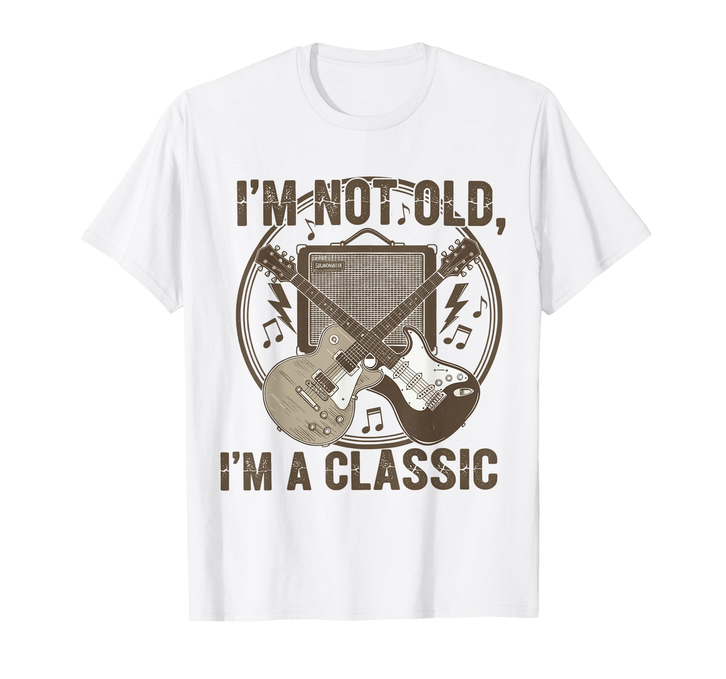 Im Not Old Im Funny Guitar Music T-Shirt - Fun Novelty Design Unisex - T-Shirt, Sweatshirt, Hoodie