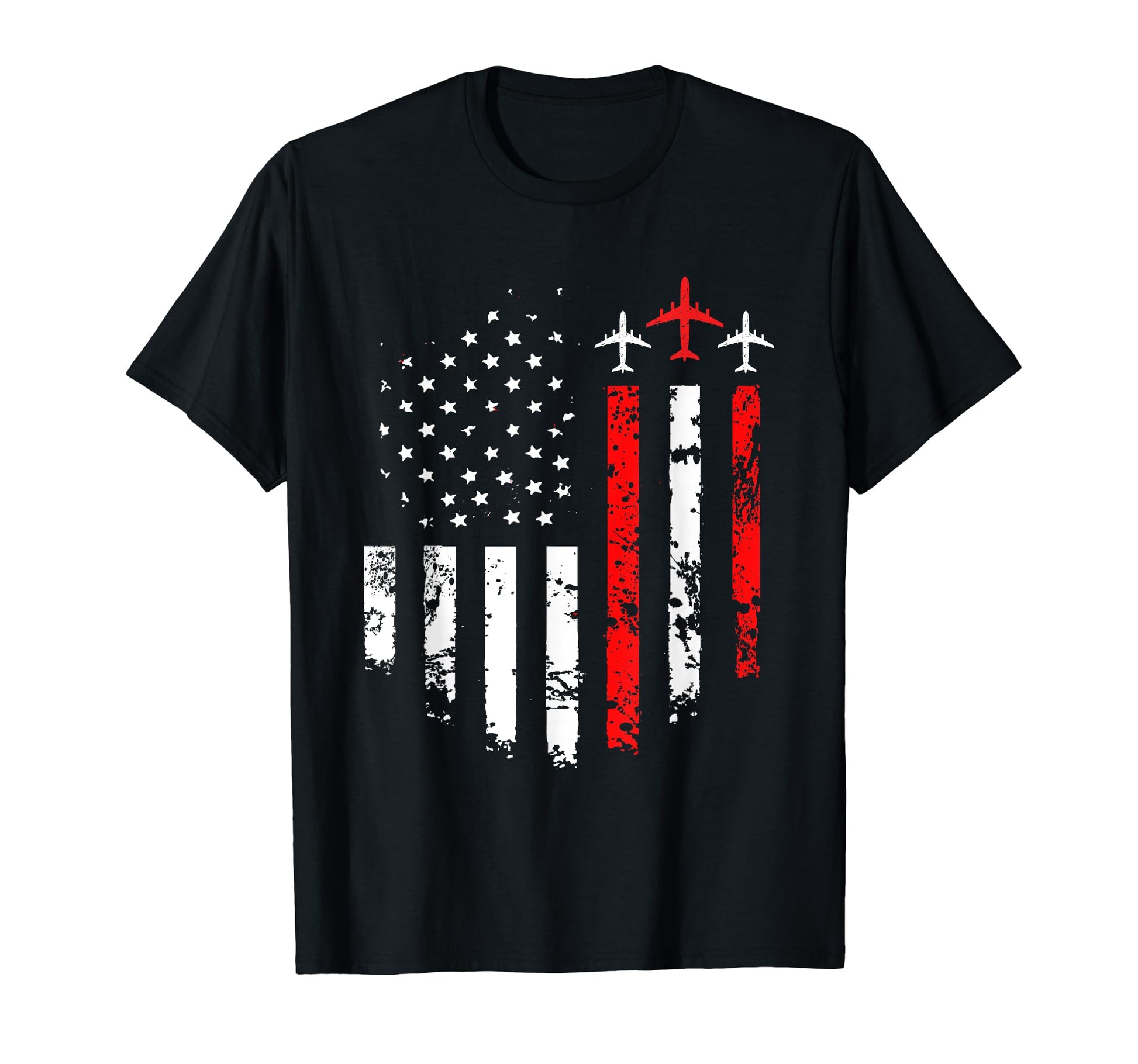 Usa Flag Veteran Military Veteran T-Shirt - Custom Art Print for Adults - T-Shirt, Sweatshirt, Hoodie