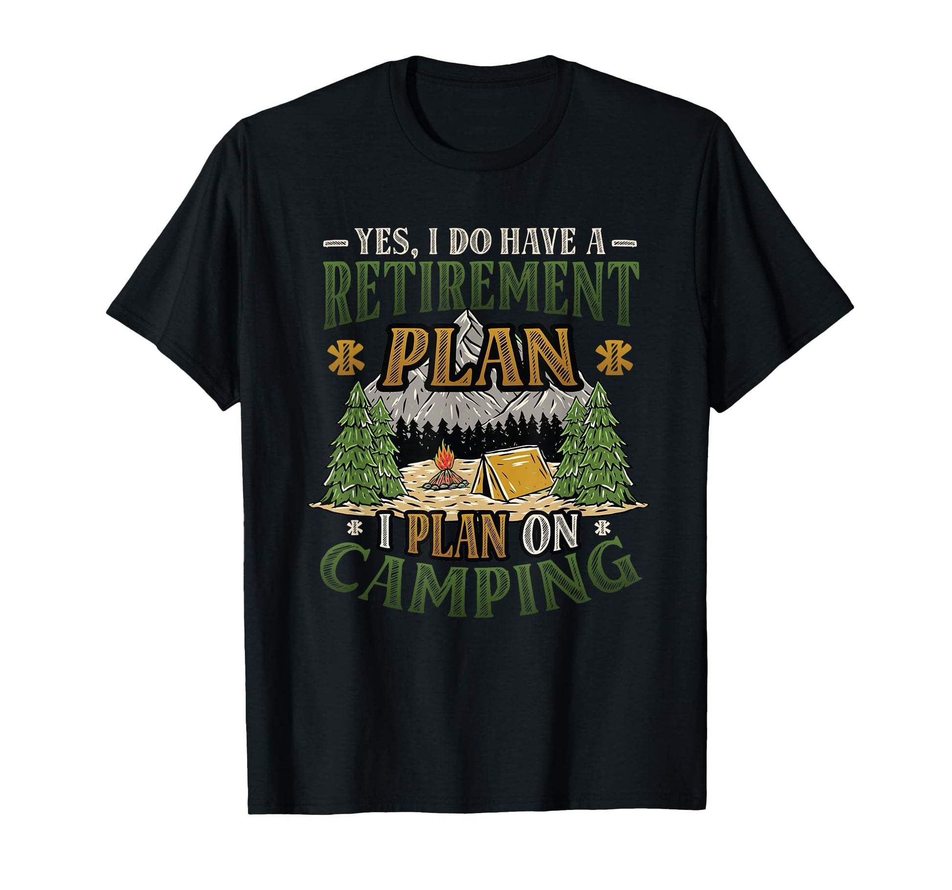 Camping Themed Retirement Sweatshirt - Casual Everyday Wear for Adults - T-Shirt, Sweatshirt, Hoodie