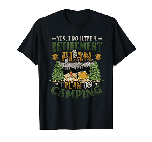 Camping Themed Retirement Sweatshirt - Casual Everyday Wear for Adults - T-Shirt, Sweatshirt, Hoodie