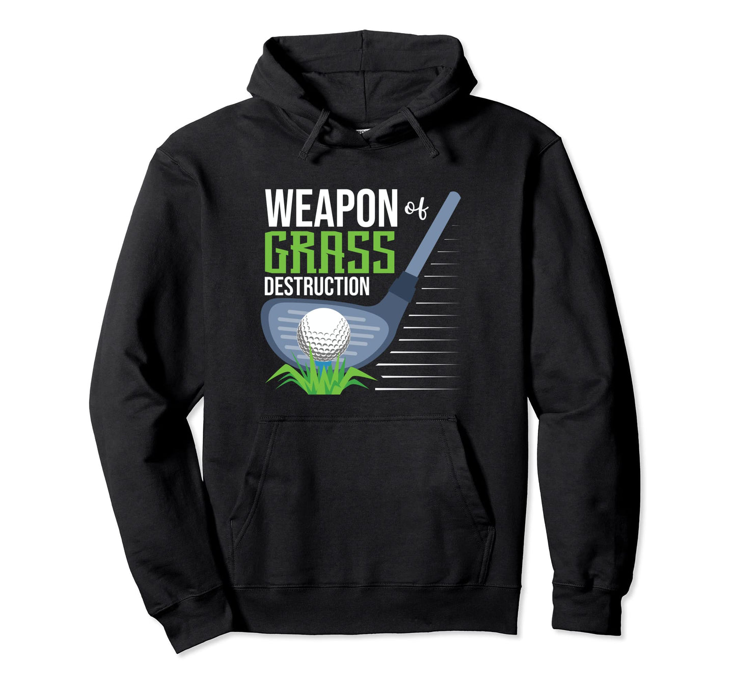 Funny Golf Text Golf Player Dad Joke Hoodie - Minimalist Print Men Women - T-Shirt, Sweatshirt, Hoodie
