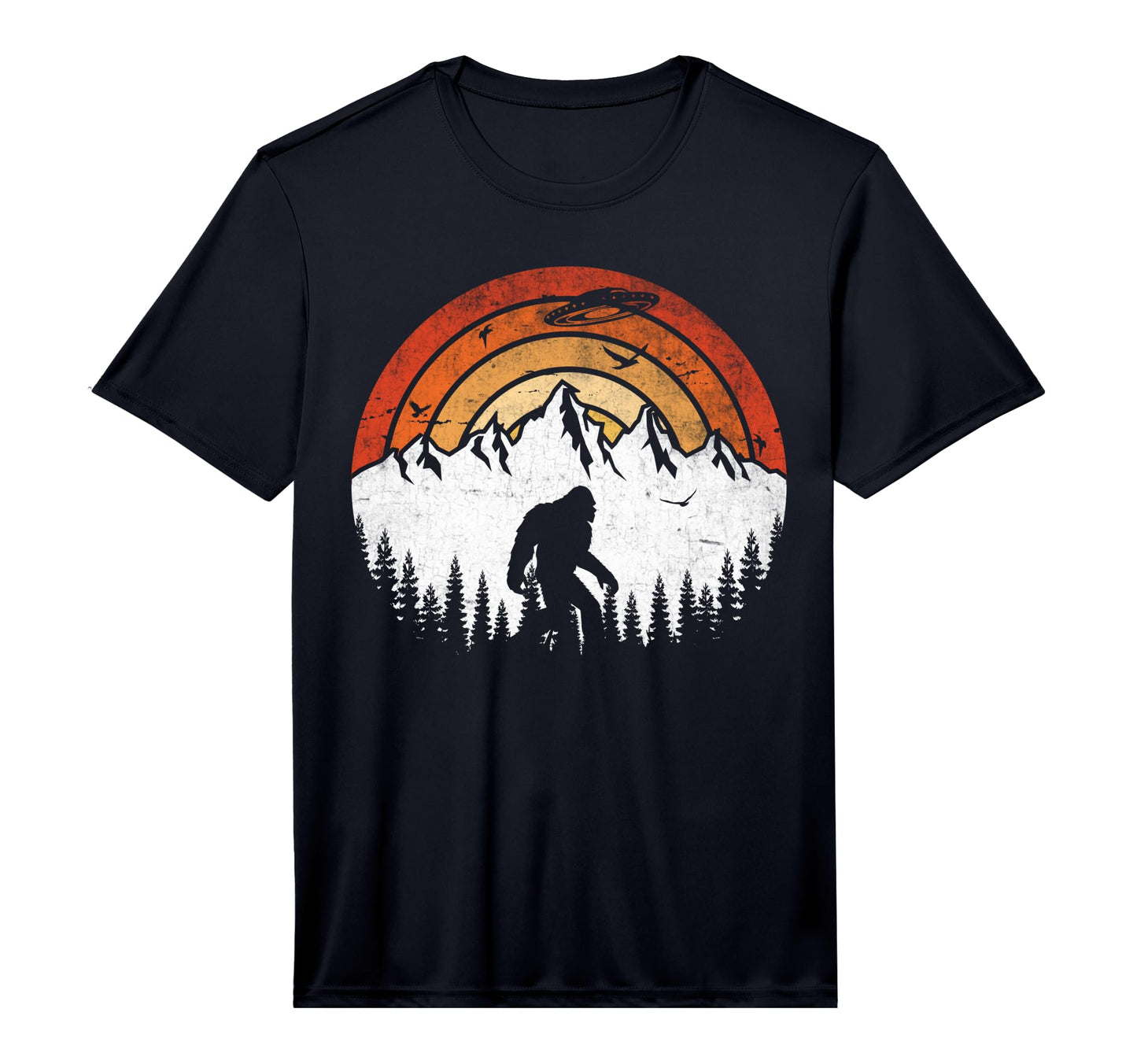 Bigfoot Believer Hiking Lover Sasquatch T-Shirt - Custom Art Print Unisex - T-Shirt, Sweatshirt, Hoodie