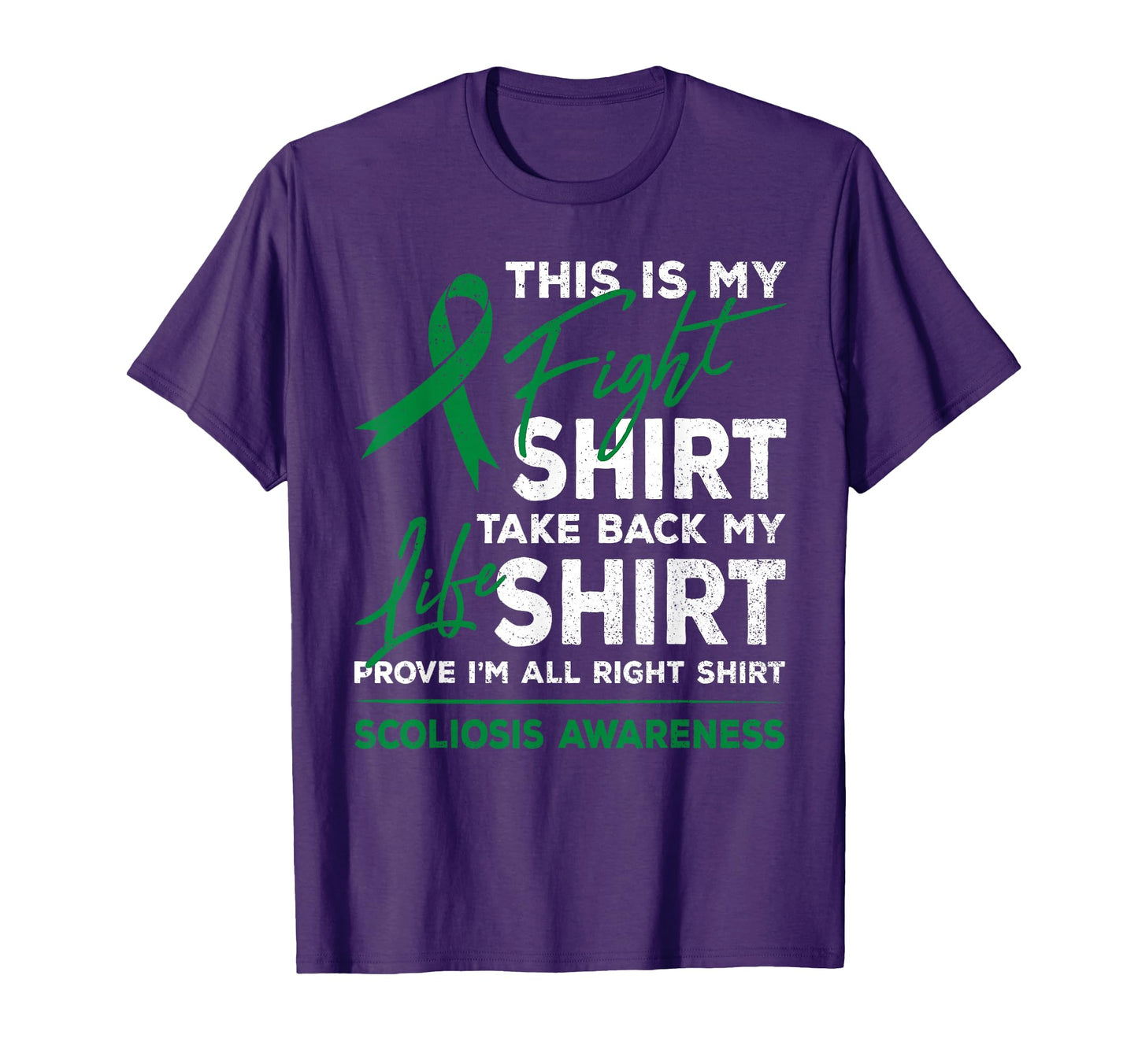 This Is My Fight Scoliosis T-Shirt - Aesthetic Graphic for Adults - T-Shirt, Sweatshirt, Hoodie