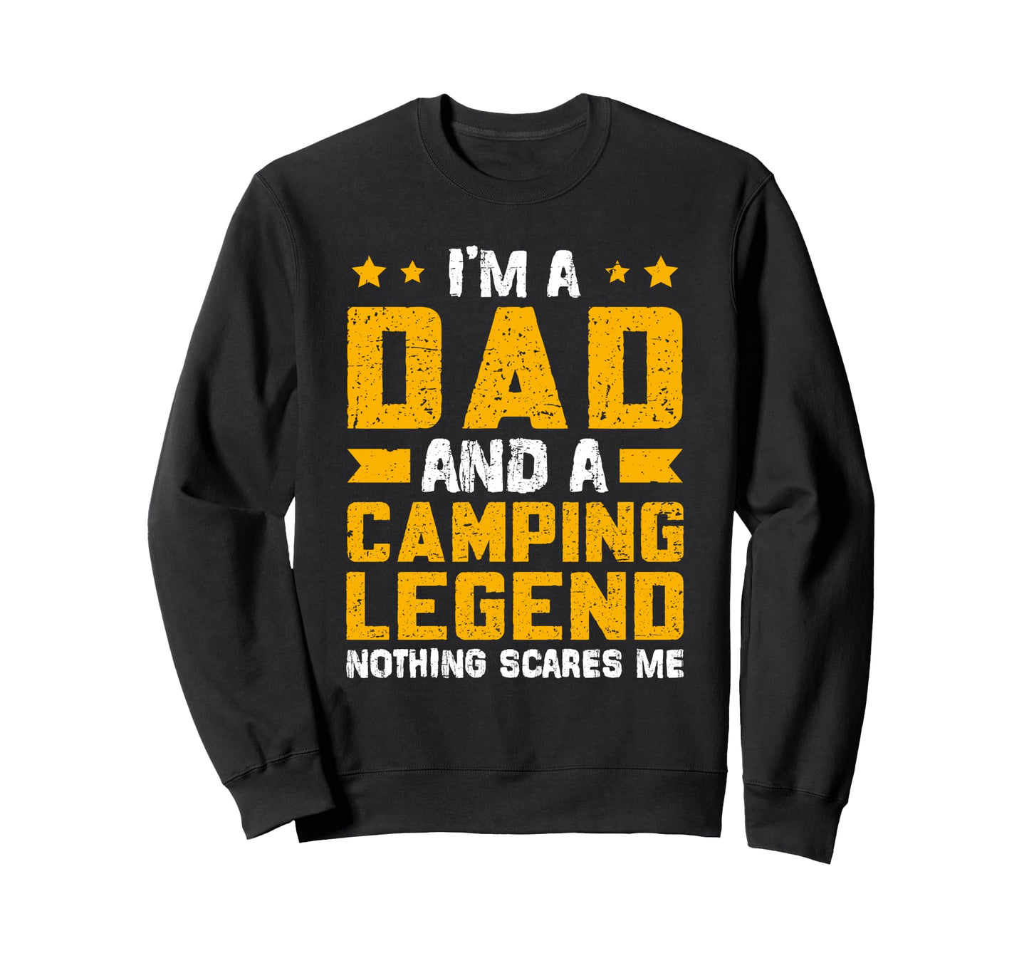 Dad Camping Legend Fathers Day Sweatshirt - Aesthetic Graphic for Adults - T-Shirt, Sweatshirt, Hoodie