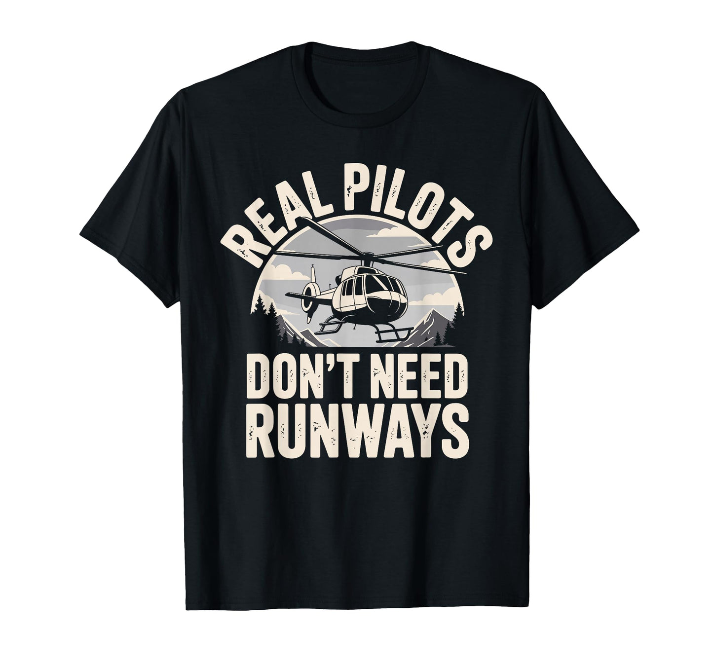 Funny Helicopter Pilot Art Flying Helicopter T-Shirt - Graphic Print Unisex - T-Shirt, Sweatshirt, Hoodie