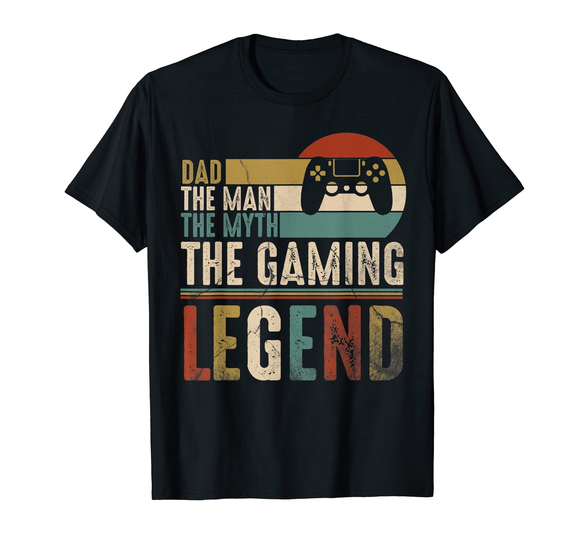 Dad Myth Gaming Legend Gamer Dad T-Shirt - Novelty Apparel for Adults - T-Shirt, Sweatshirt, Hoodie