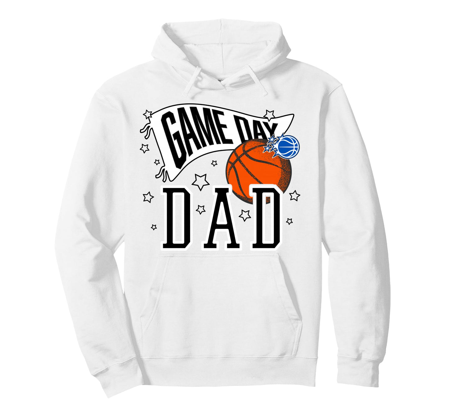 Nba Orlando Magic Fathers Day Pennant Hoodie - Custom Art Print for Adults - T-Shirt, Sweatshirt, Hoodie