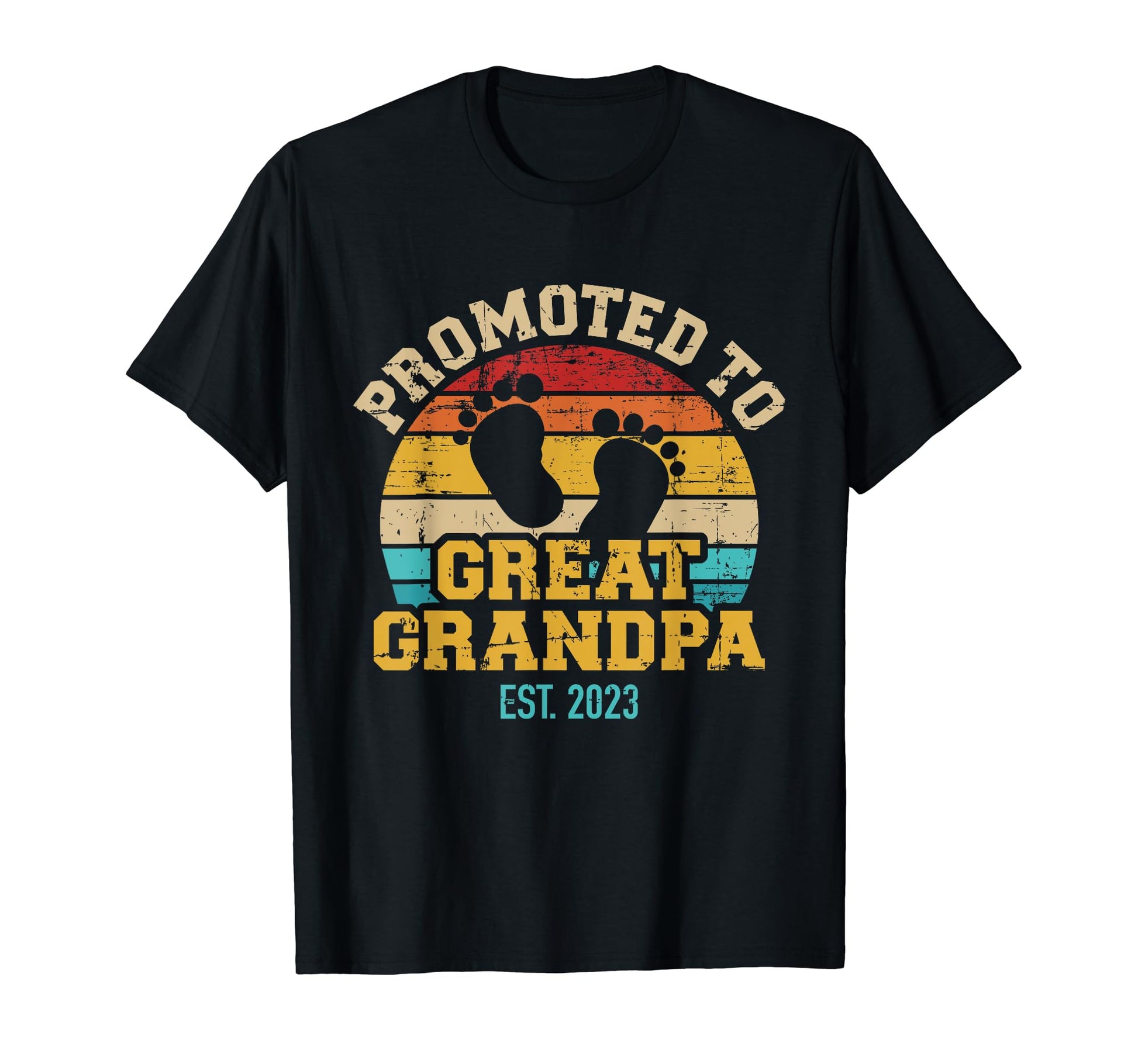 Promoted To Great Grandpa 2023 T-Shirt - Graphic Print Men Women - T-Shirt, Sweatshirt, Hoodie