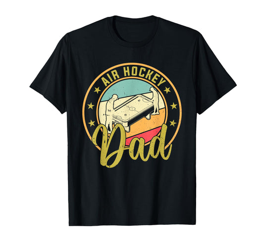 Air Hockey Dad Air Hockey Player T-Shirt - Aesthetic Graphic Men Women - T-Shirt, Sweatshirt, Hoodie