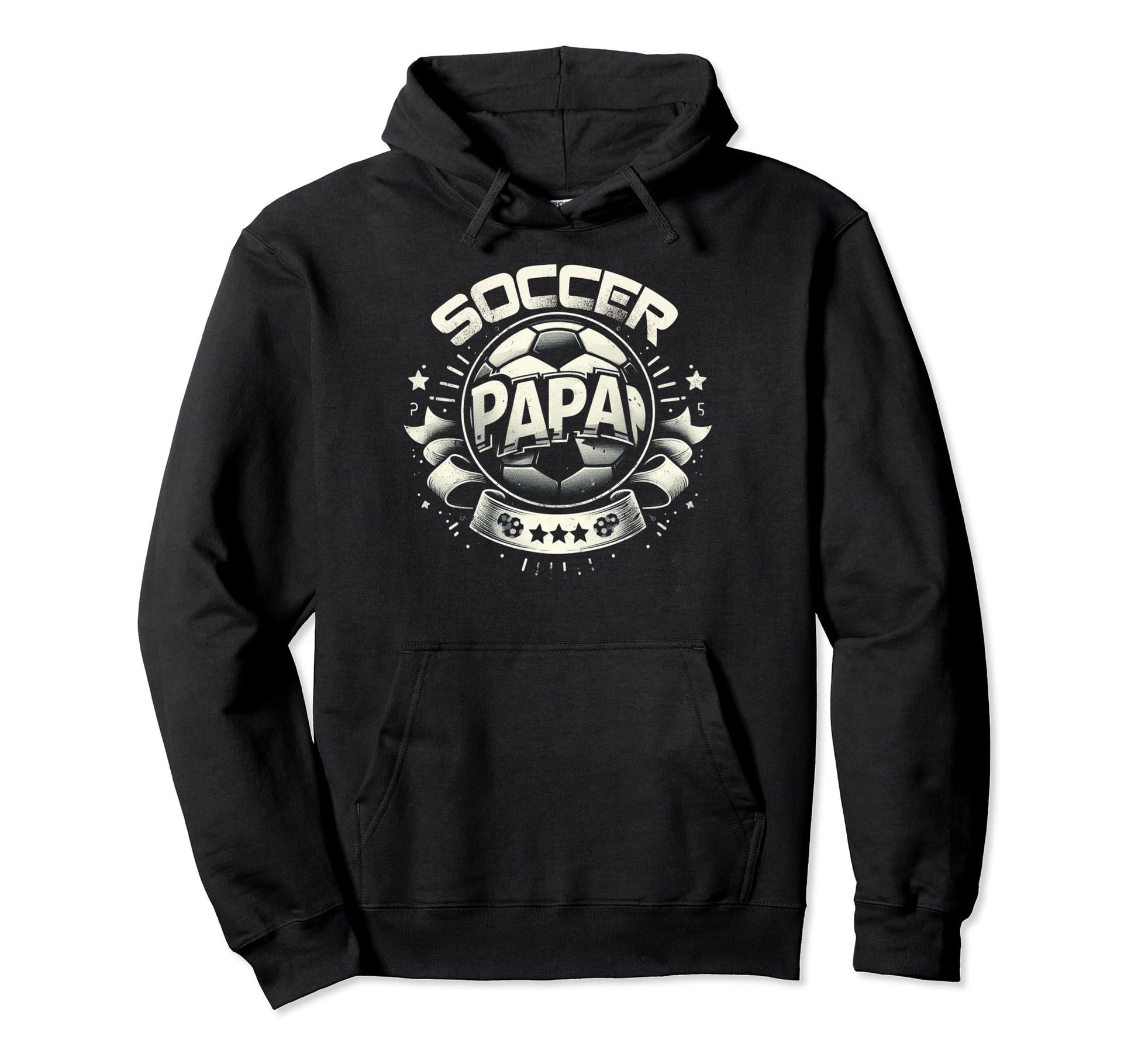 Soccer Papa Family Matching Dad Fathers Hoodie - Unique Graphic Men Women - T-Shirt, Sweatshirt, Hoodie