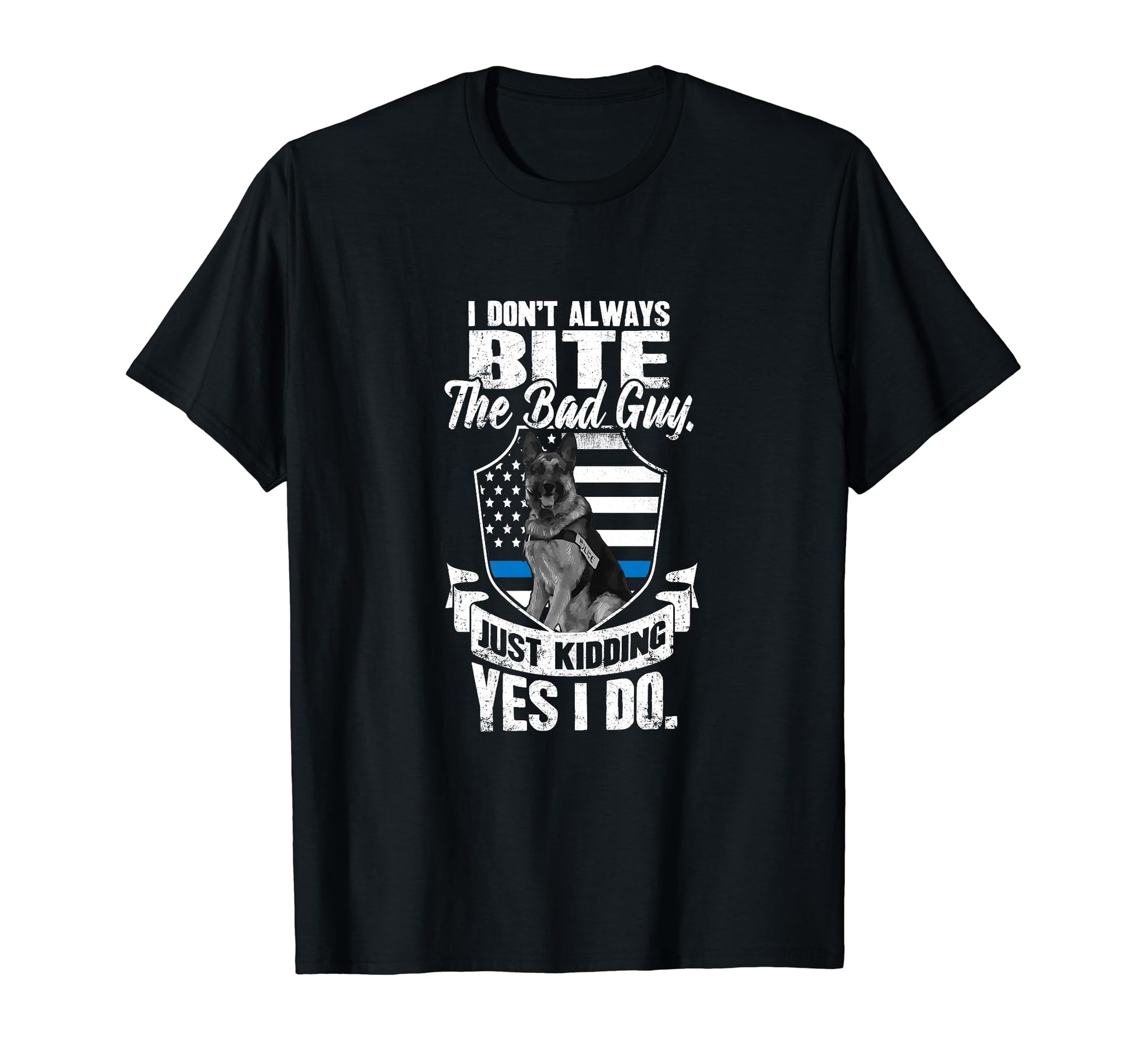 K9 German Shepherd Dog Police Officer I T-Shirt - Trendy Graphic Unisex - T-Shirt, Sweatshirt, Hoodie