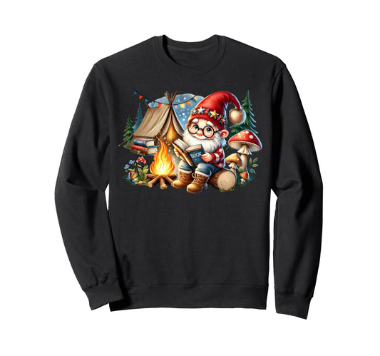 Book Reader Accessories Camper Dad Sweatshirt - Trendy Graphic for Adults - T-Shirt, Sweatshirt, Hoodie