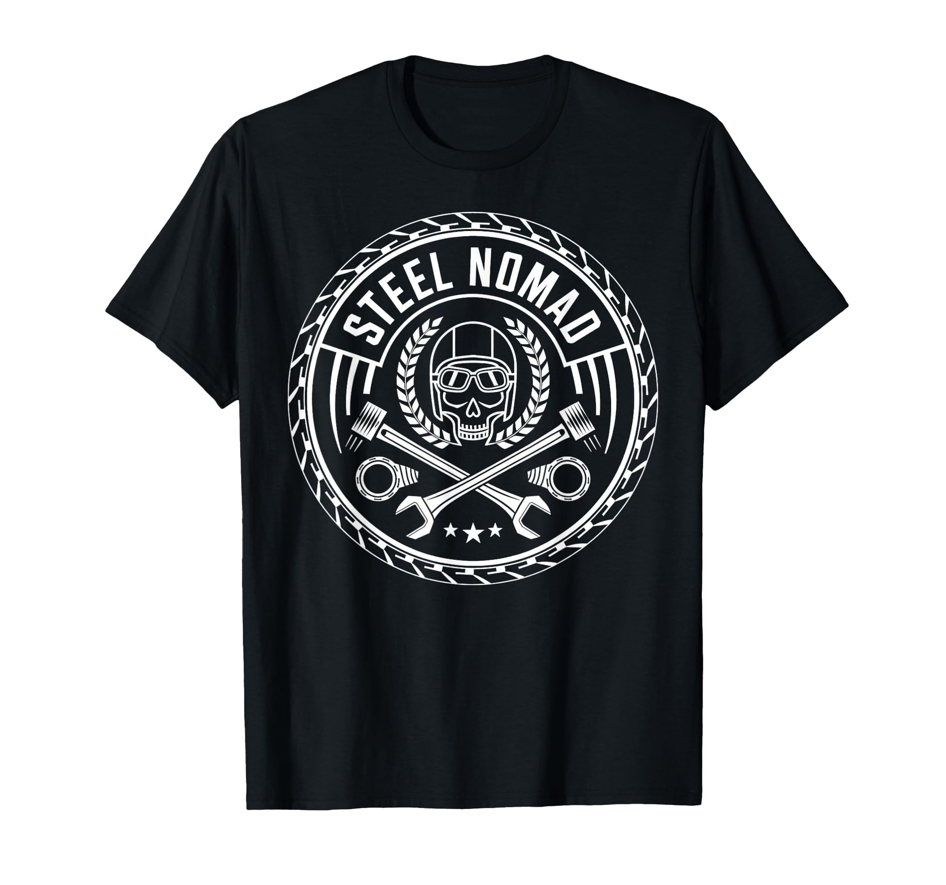 Steel Nomad Motorcycle Grandpa Dad T-Shirt - Streetwear Style for Adults - T-Shirt, Sweatshirt, Hoodie