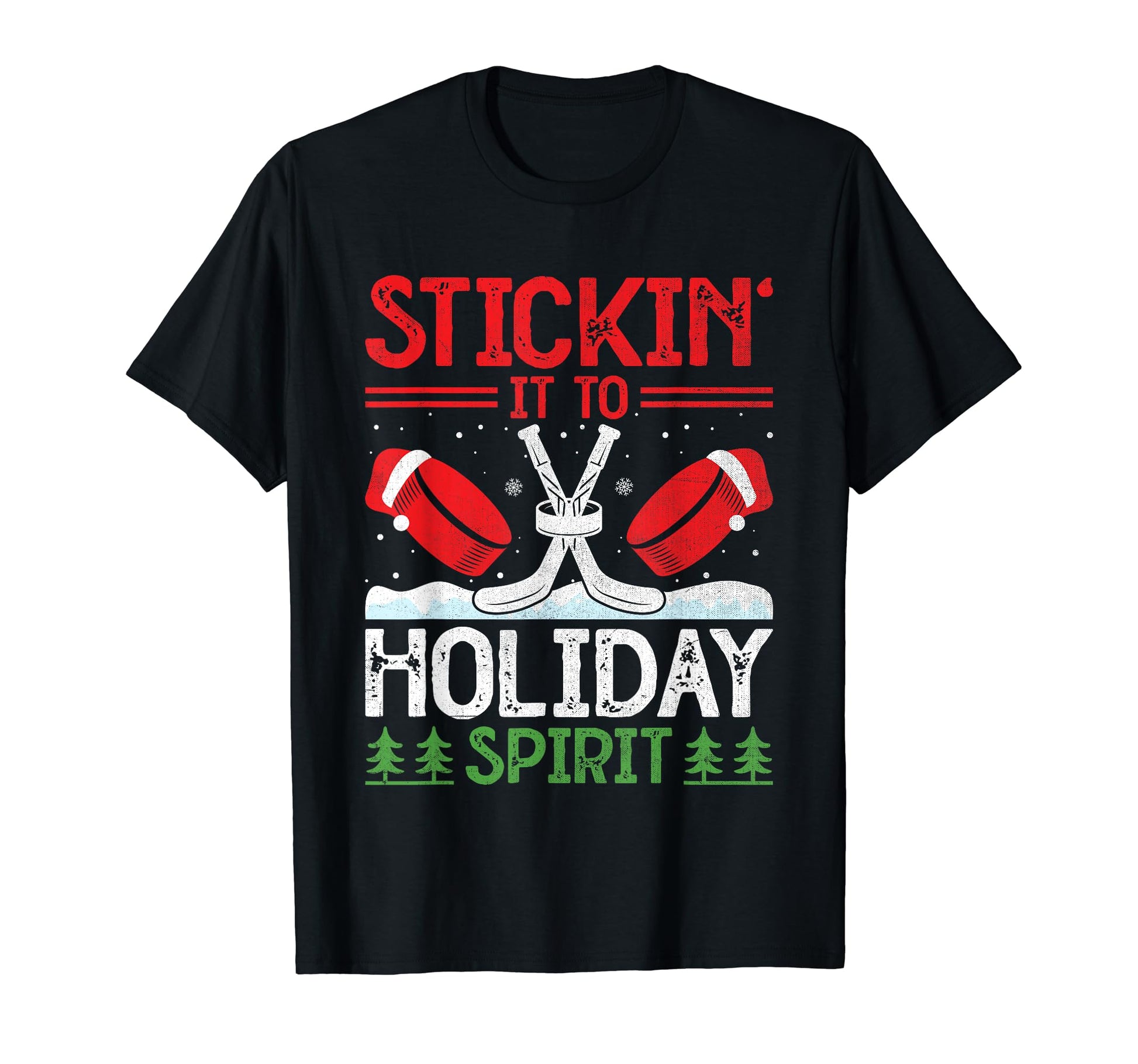 Ice Hockey Dad Player Pucking Coach T-Shirt - Custom Art Print for Adults - T-Shirt, Sweatshirt, Hoodie