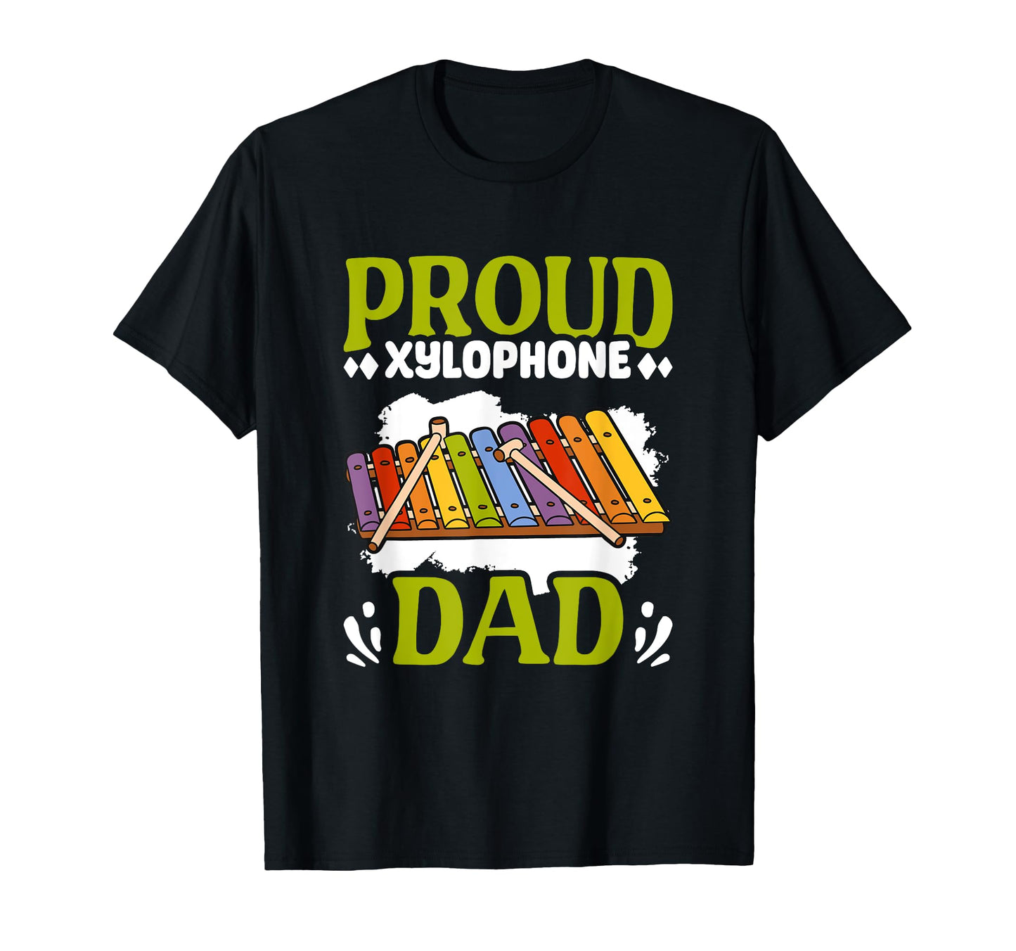 Xylophone Dad Percussion Music T-Shirt - Minimalist Print Unisex - T-Shirt, Sweatshirt, Hoodie