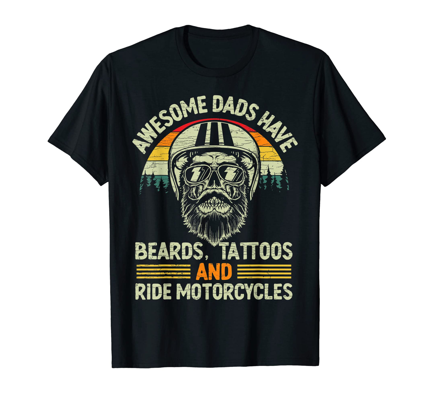 Mens Biker Dad Motorcycle T-Shirt - Novelty Apparel Men Women - T-Shirt, Sweatshirt, Hoodie