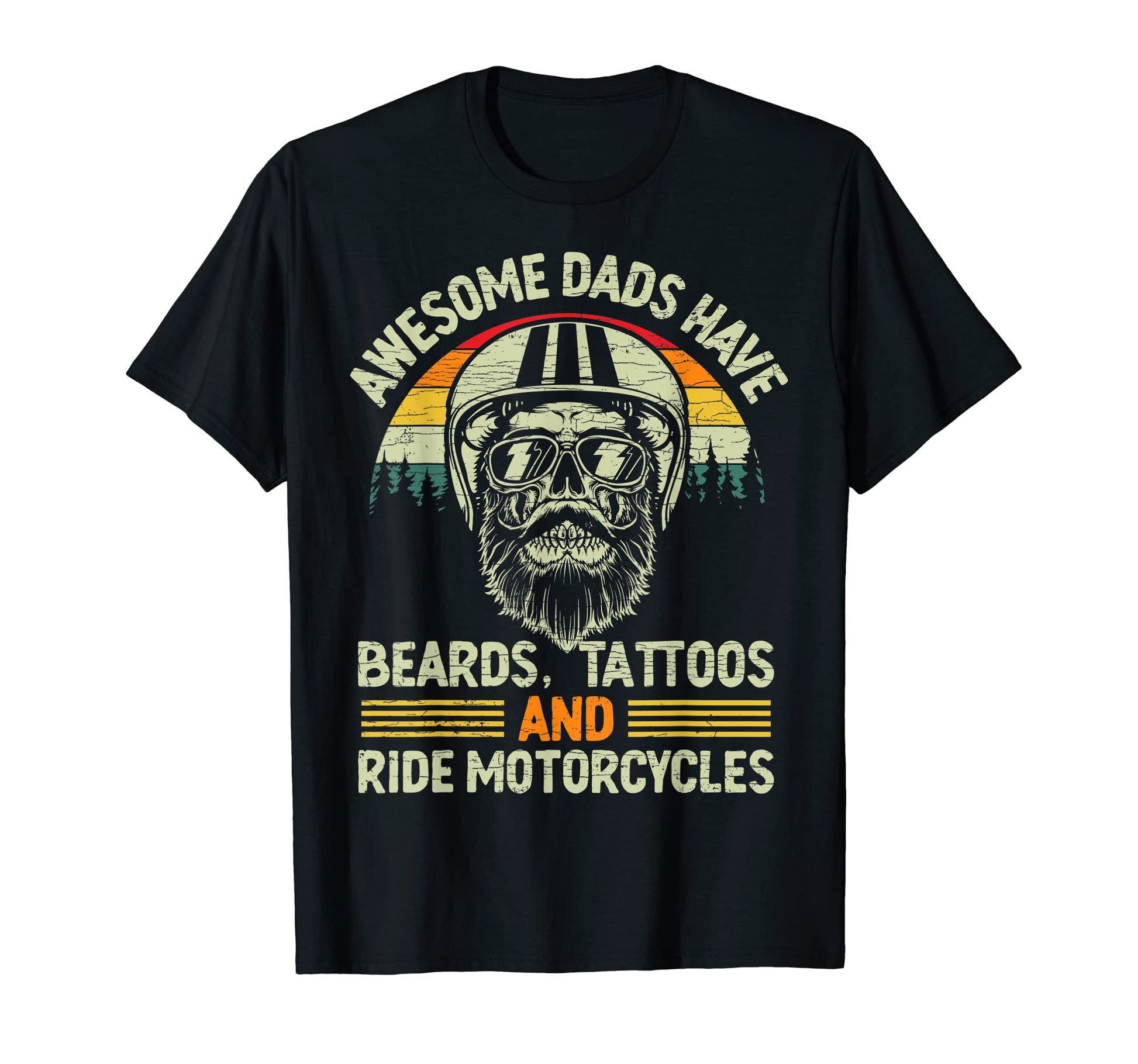 Mens Biker Dad Motorcycle T-Shirt - Novelty Apparel Men Women - T-Shirt, Sweatshirt, Hoodie