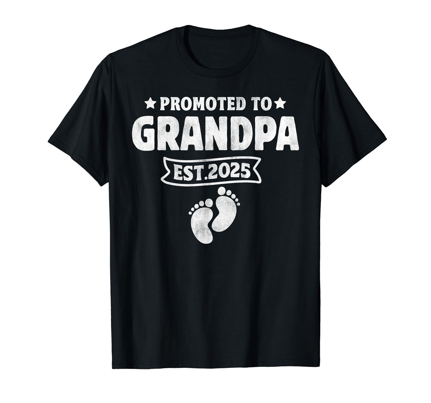 Promoted To Grandpa Est 2025 New T-Shirt - Aesthetic Graphic Unisex - T-Shirt, Sweatshirt, Hoodie