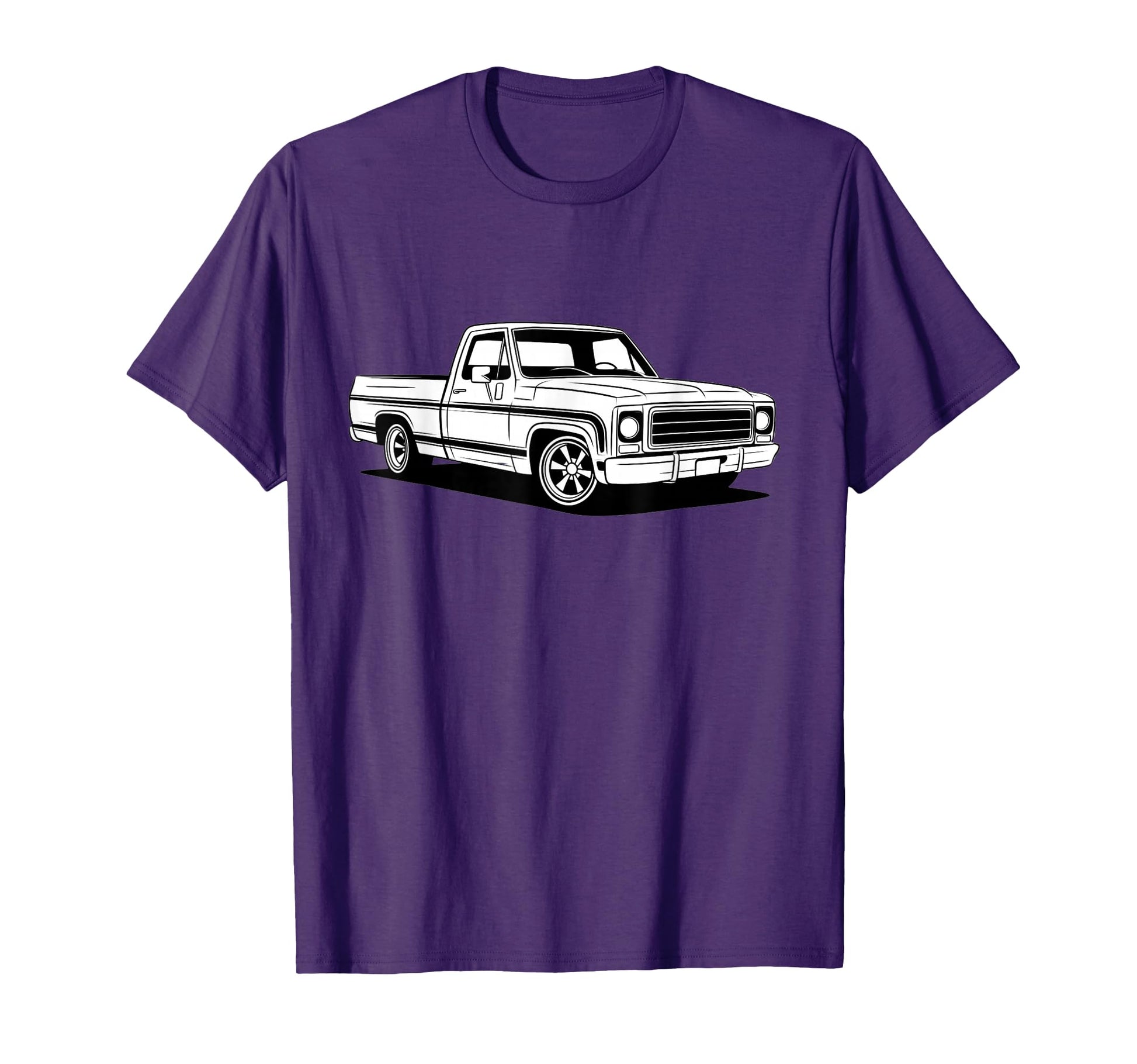 73 87 Mini C10 Truck Slammed Dad Gag T-Shirt - Trendy Graphic for Adults - T-Shirt, Sweatshirt, Hoodie