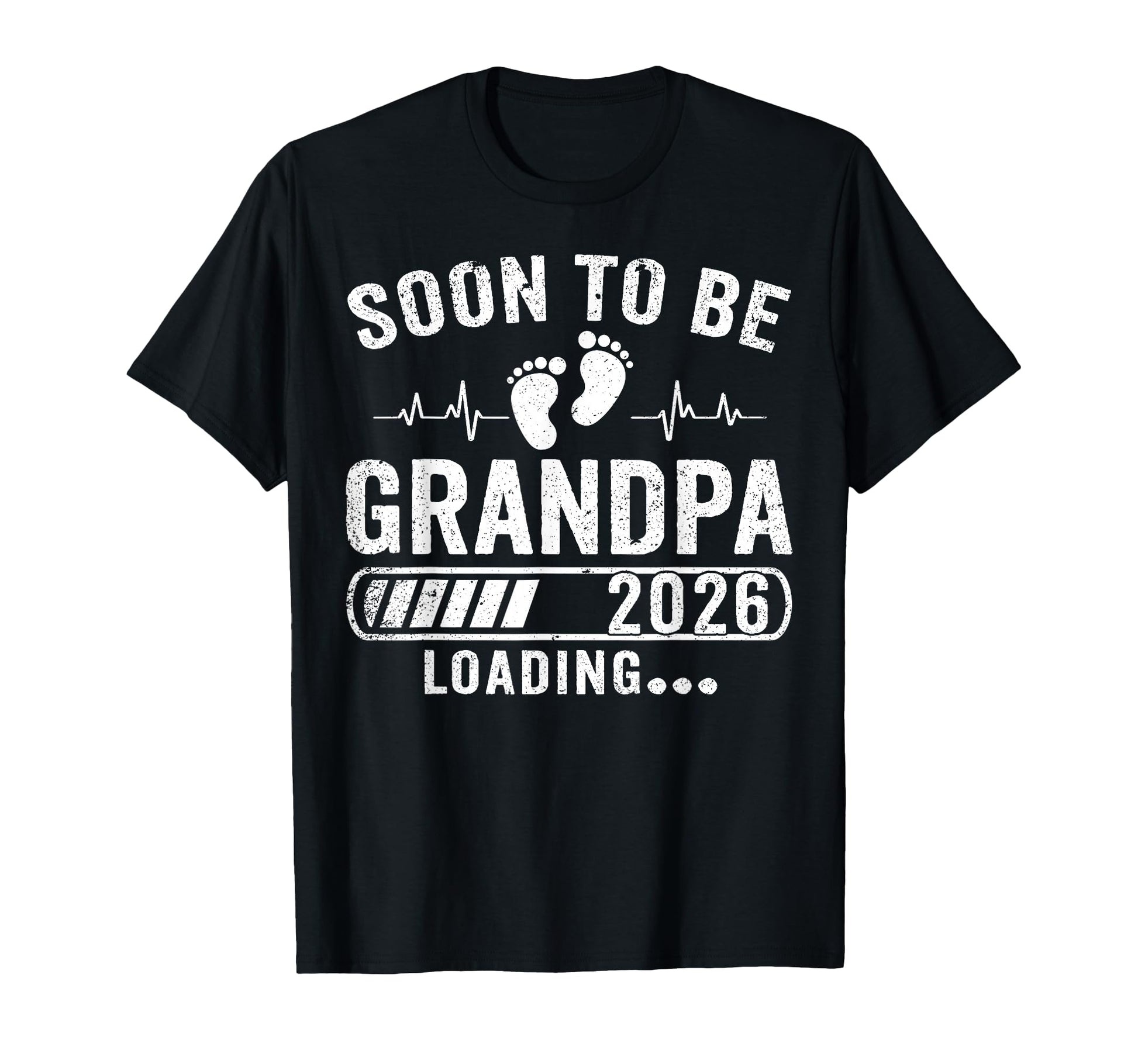 Soon To Be Grandpa 2026 Loading T-Shirt - Novelty Apparel for Adults - T-Shirt, Sweatshirt, Hoodie