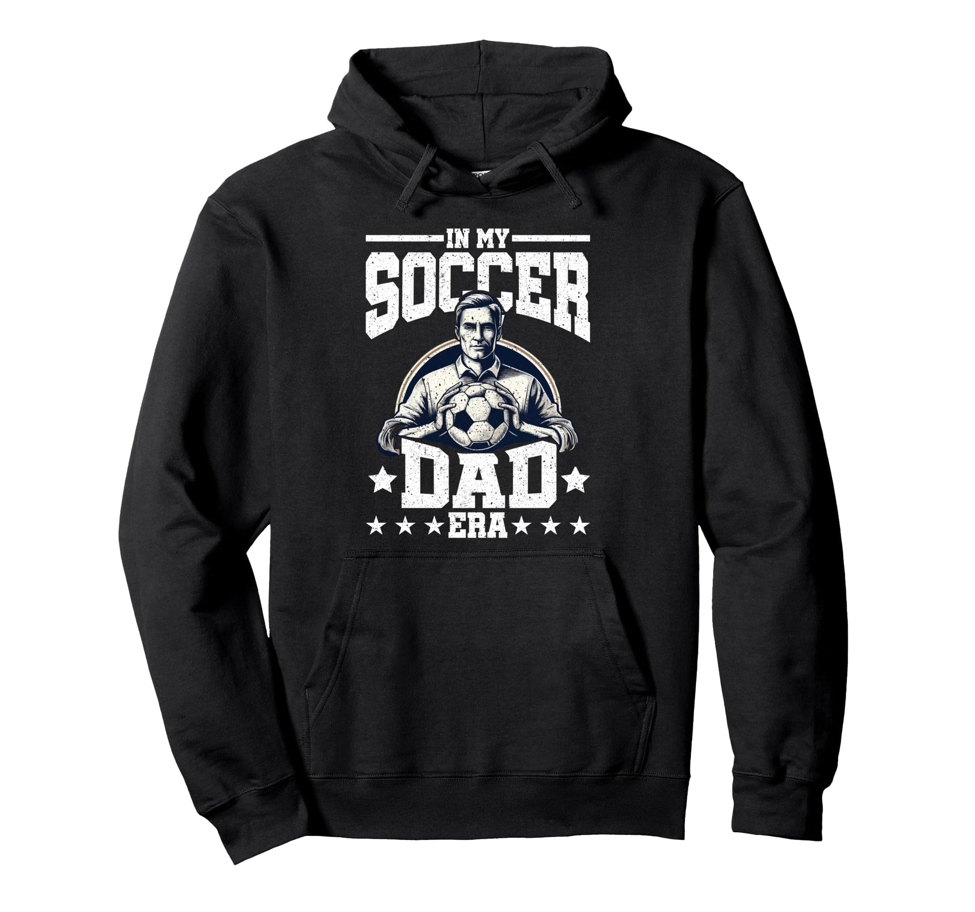 Soccer Dad Soccer Player Football Hoodie - Custom Art Print Men Women - T-Shirt, Sweatshirt, Hoodie