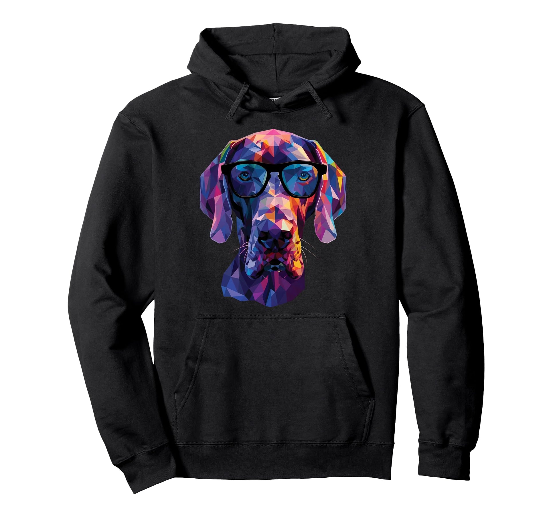 Dog Dad Mom Sunglasses Weimaraner Hoodie - Custom Art Print Unisex - T-Shirt, Sweatshirt, Hoodie