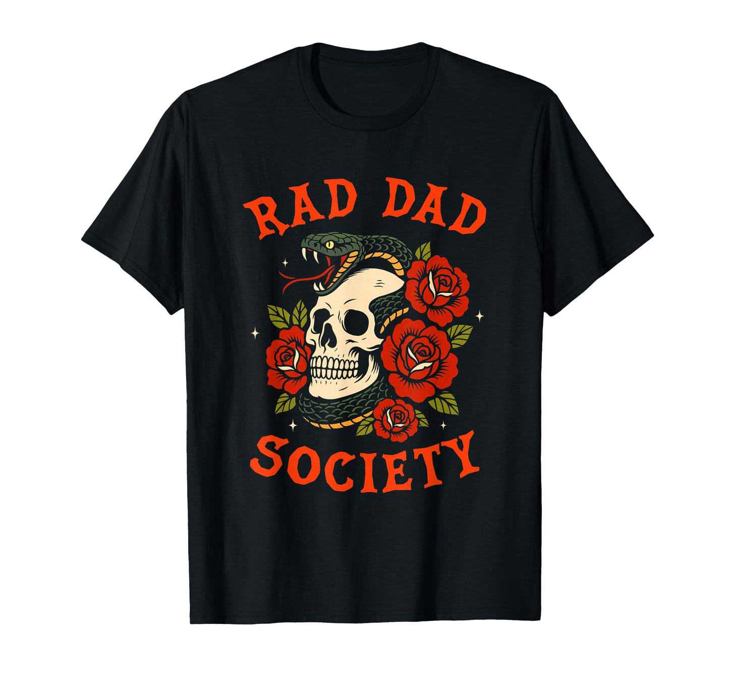 Rad Dad Society Dad Life Funny T-Shirt - Minimalist Print Men Women - T-Shirt, Sweatshirt, Hoodie
