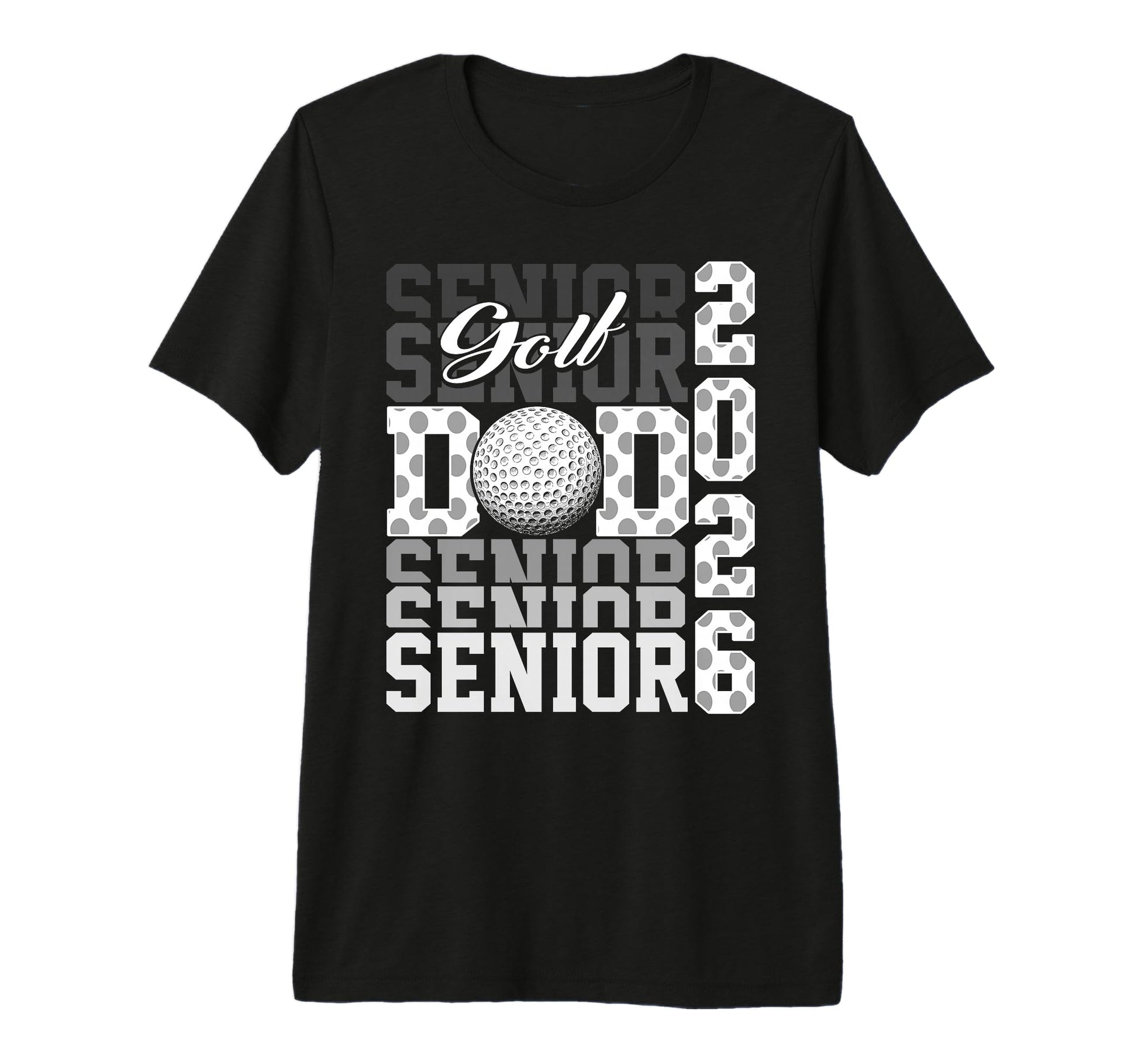 2026 Golf Senior Dad Graduation Gifts Tri T-Shirt - Unique Graphic Unisex - T-Shirt, Sweatshirt, Hoodie