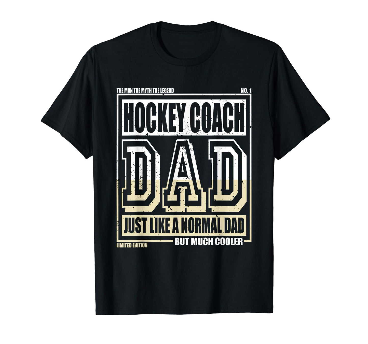 Like Normal Dad Father Hockey T-Shirt - Casual Everyday Wear Men Women - T-Shirt, Sweatshirt, Hoodie