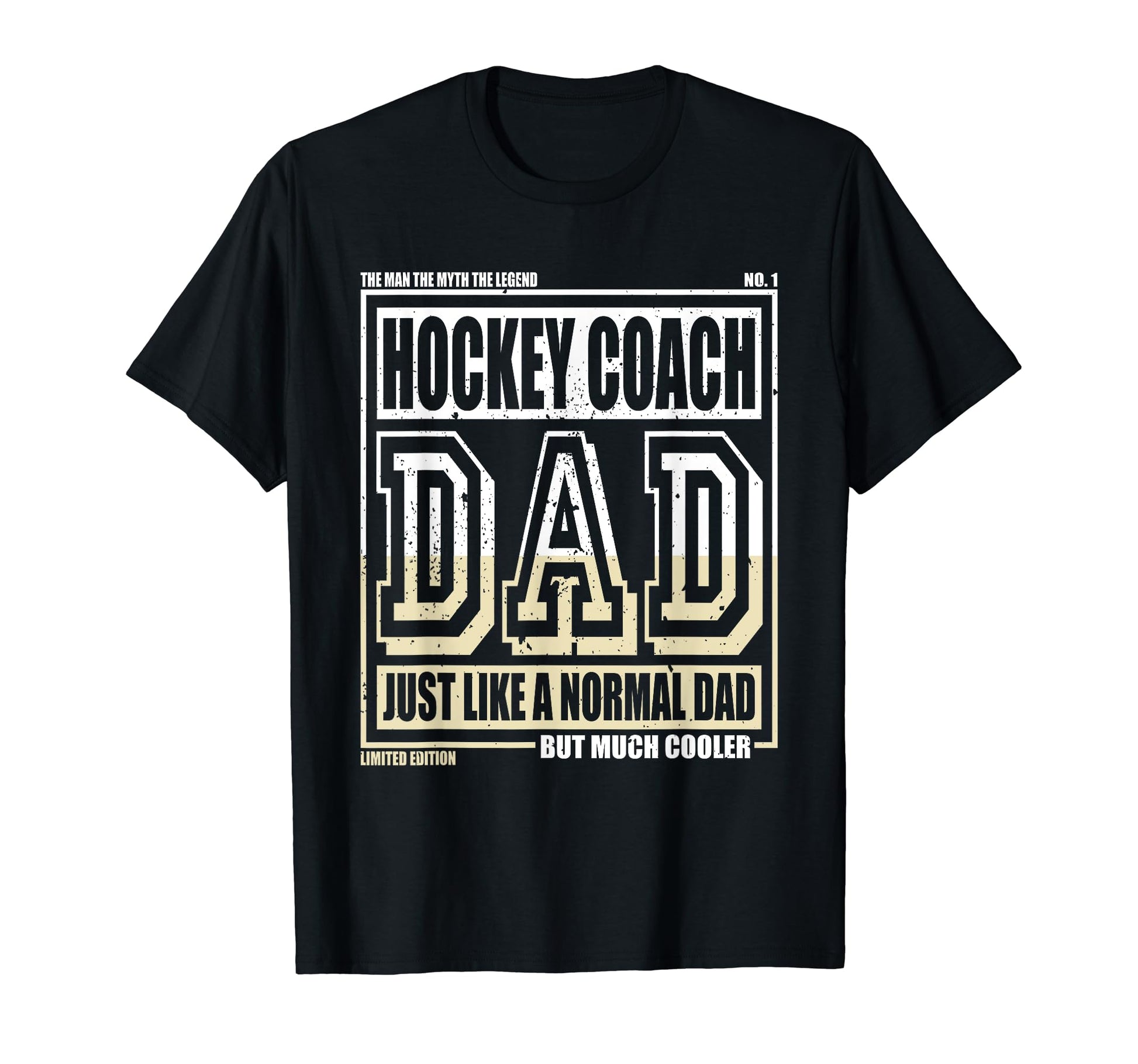 Like Normal Dad Father Hockey T-Shirt - Casual Everyday Wear Men Women - T-Shirt, Sweatshirt, Hoodie