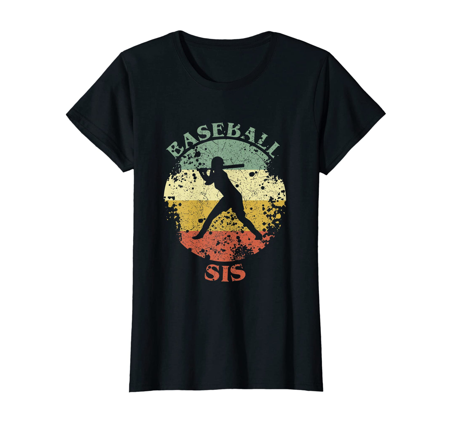 Baseball Sis Distressed Baseball Sister T-Shirt - Aesthetic Graphic Unisex - T-Shirt, Sweatshirt, Hoodie