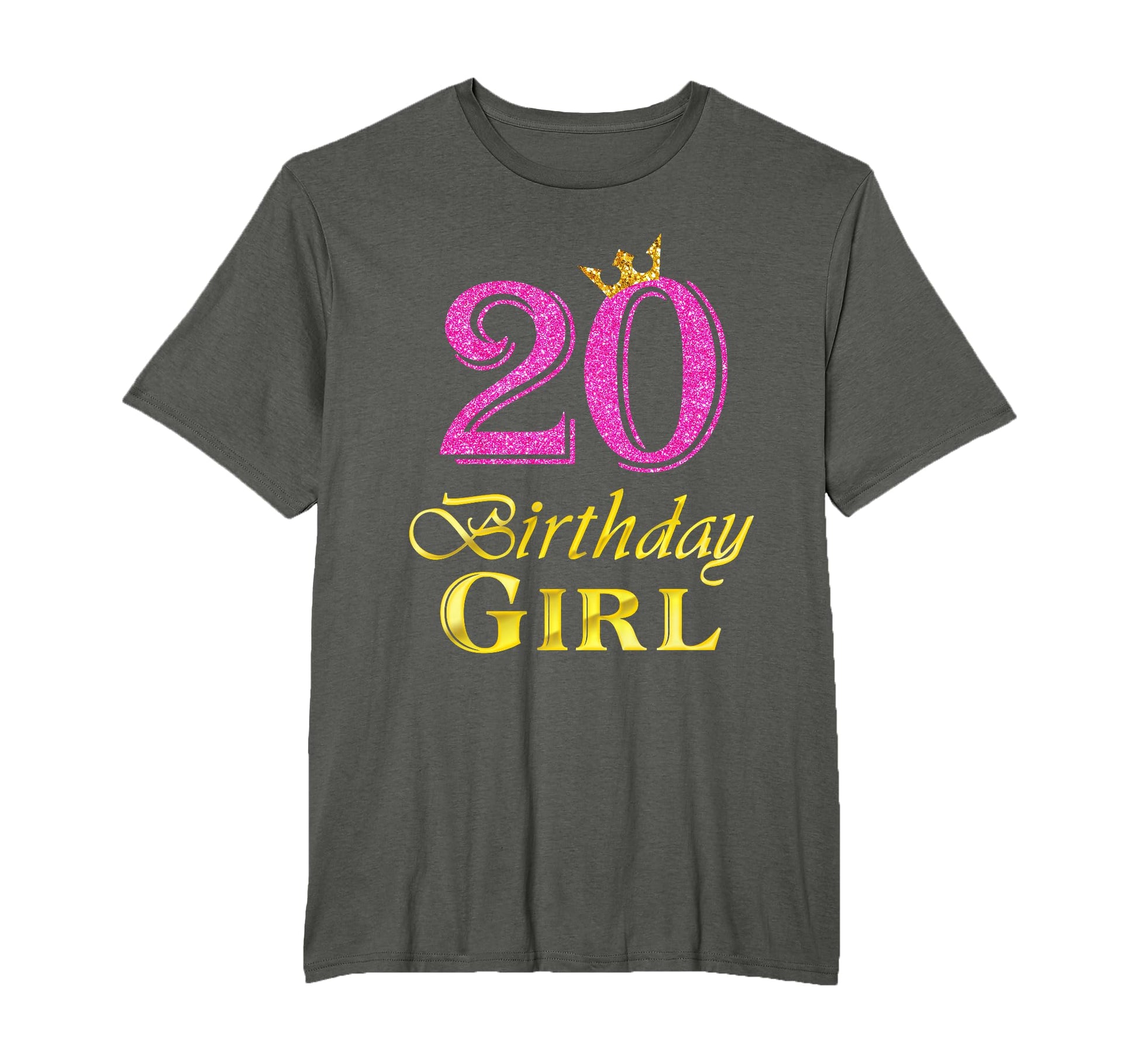 20Th Birthday Princess 20 Years Old T-Shirt - Aesthetic Graphic Men Women - T-Shirt, Sweatshirt, Hoodie