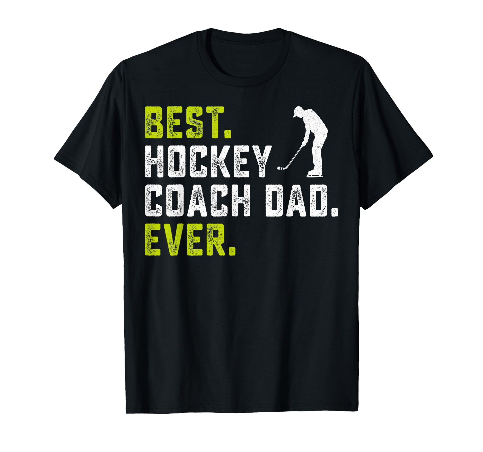 Best Hockey Coach Dad Ever T-Shirt - Aesthetic Graphic for Adults - T-Shirt, Sweatshirt, Hoodie